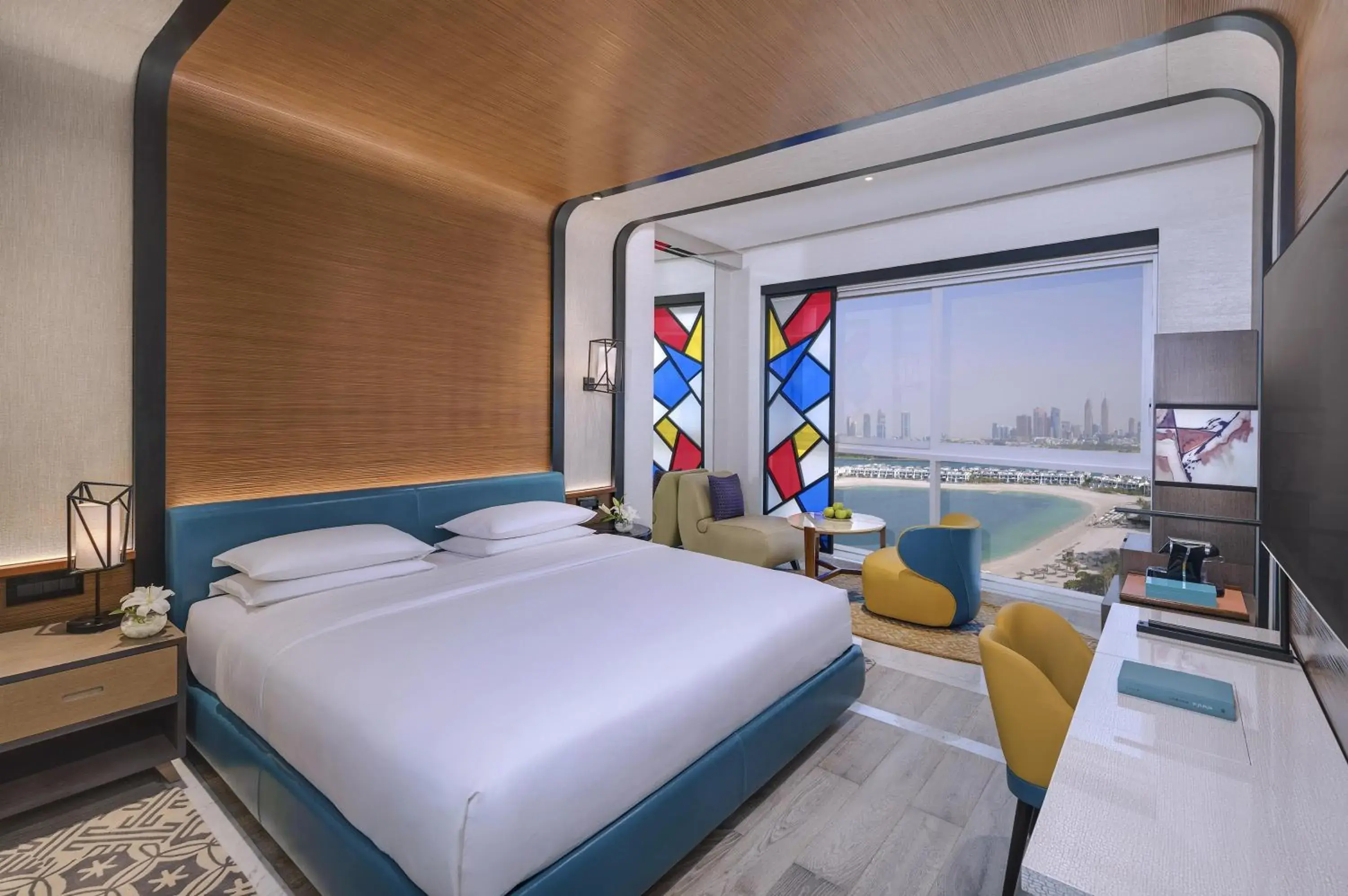 Bedroom, Bed in Andaz Dubai The Palm, By Hyatt Bedroom, Bed in Andaz Dubai The Palm, By Hyatt