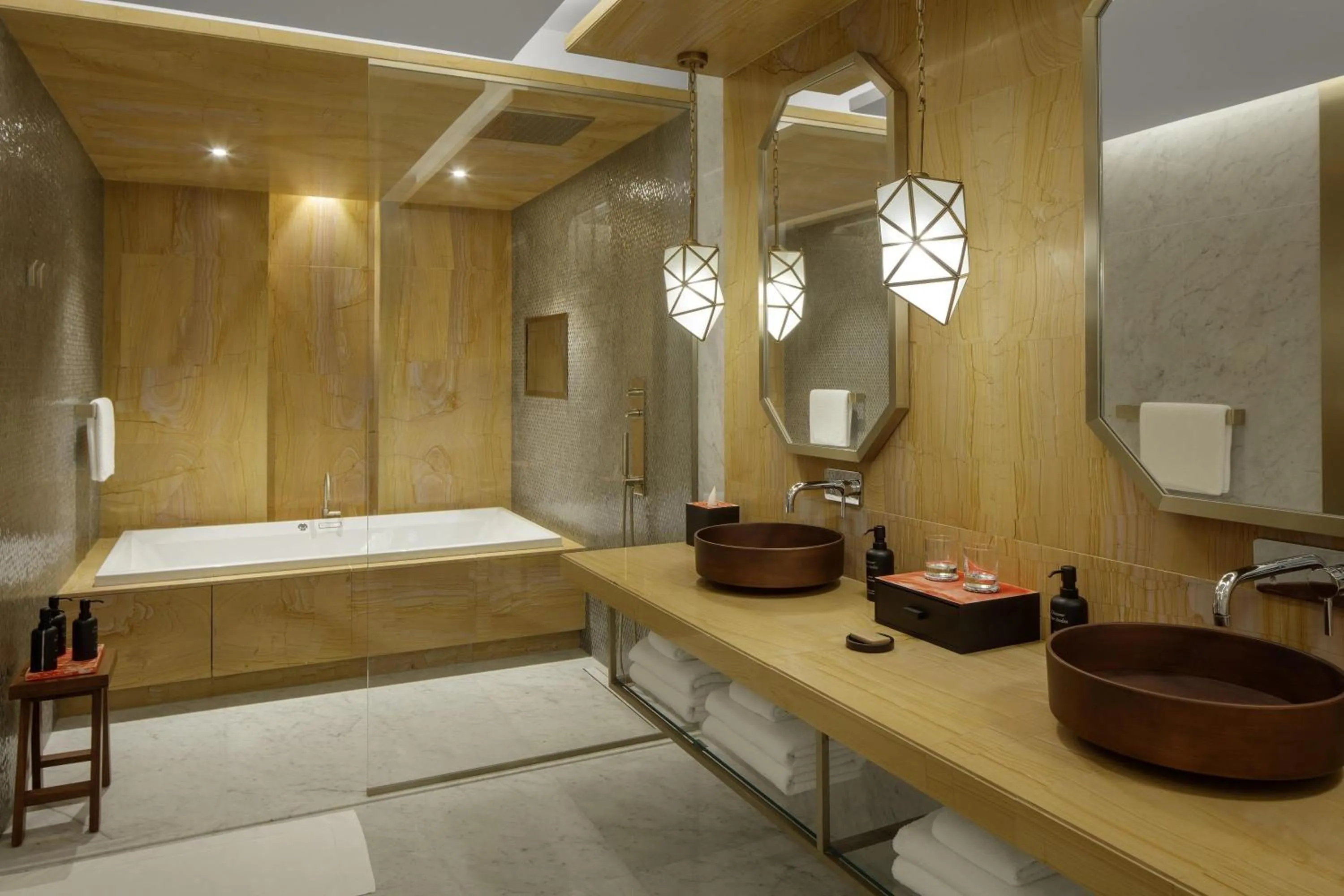 Bathroom in Andaz Dubai The Palm, By Hyatt