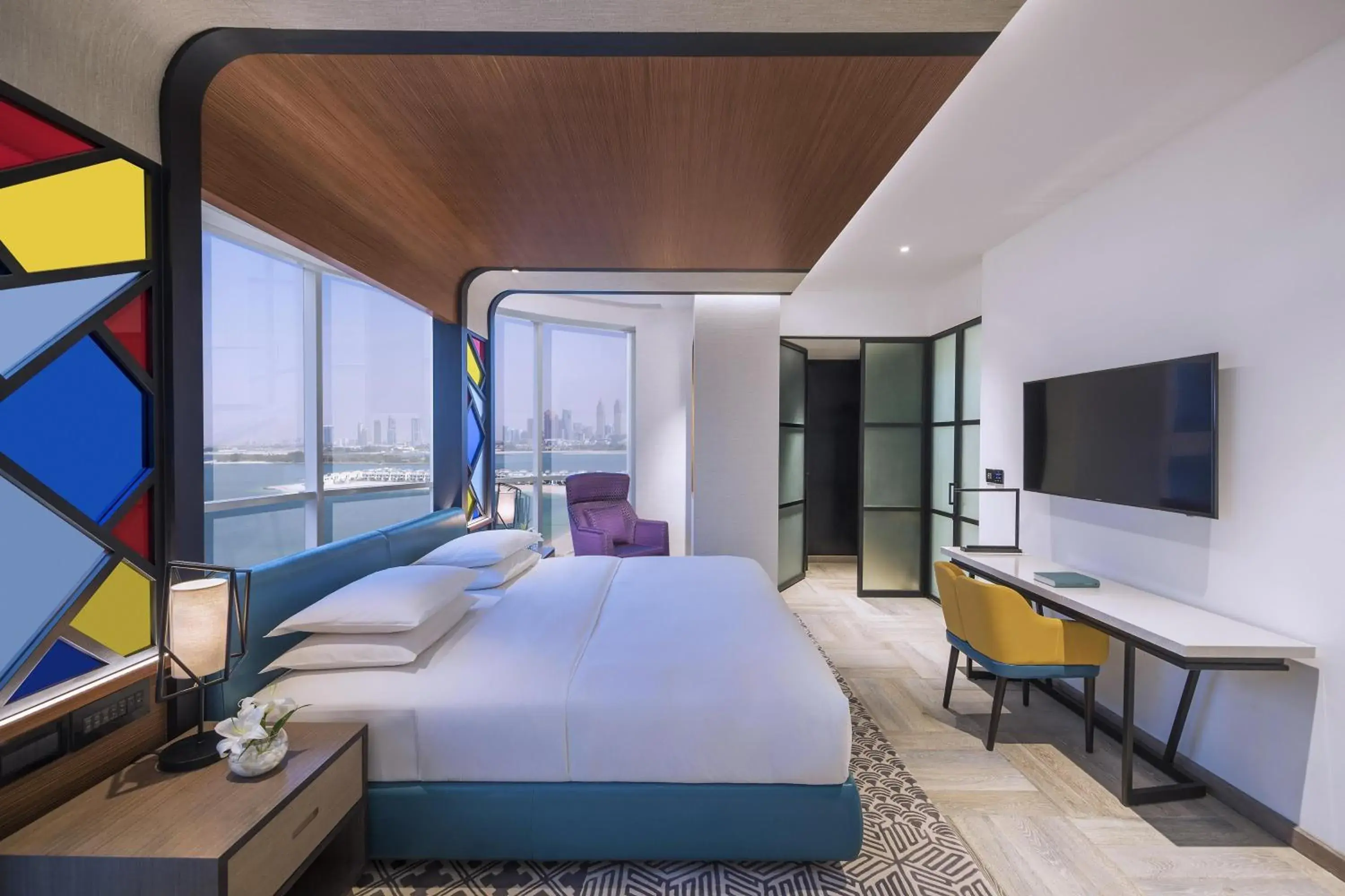Photo of the whole room, Bed in Andaz Dubai The Palm, By Hyatt Photo of the whole room, Bed in Andaz Dubai The Palm, By Hyatt