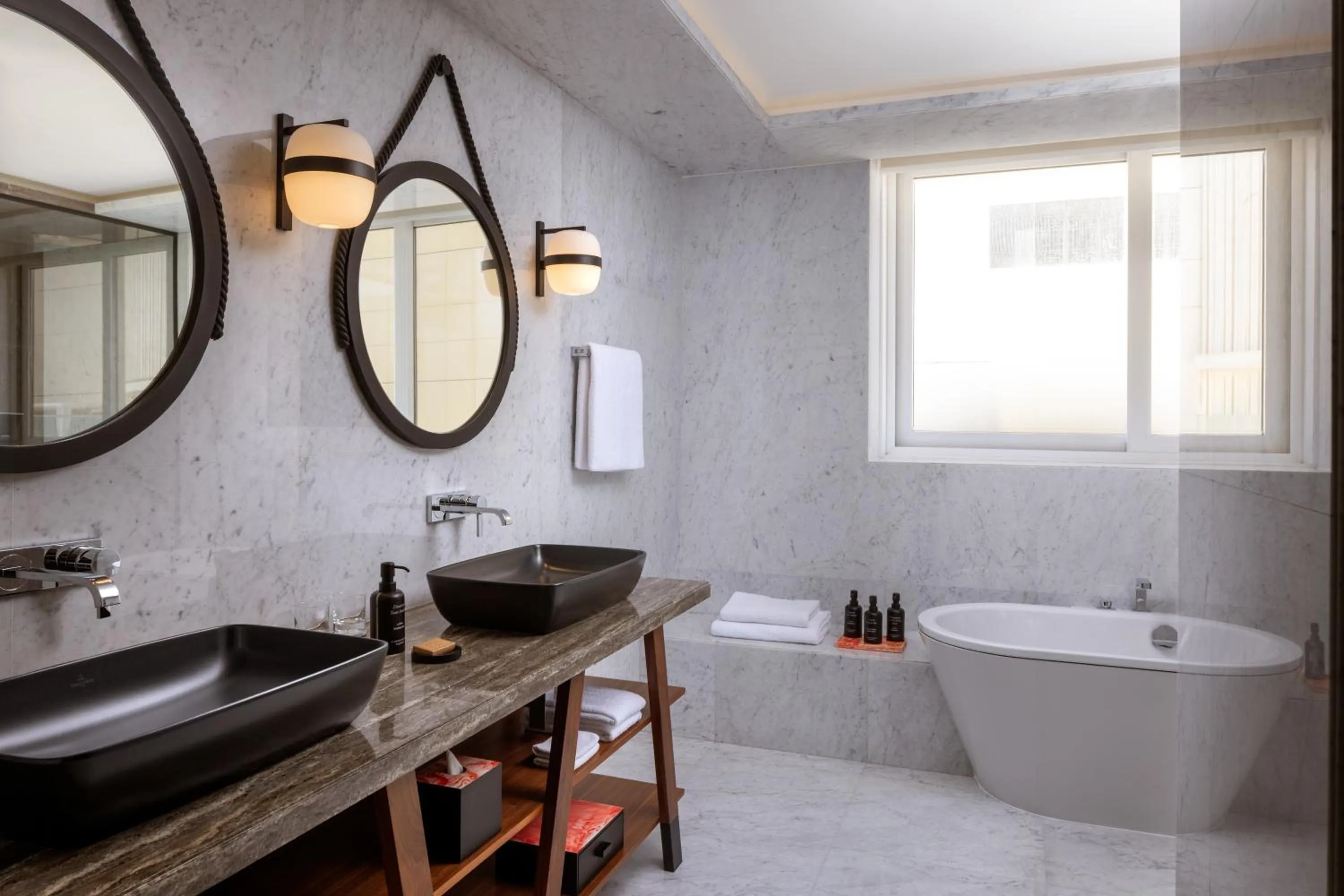 Bathroom in Andaz Dubai The Palm, By Hyatt