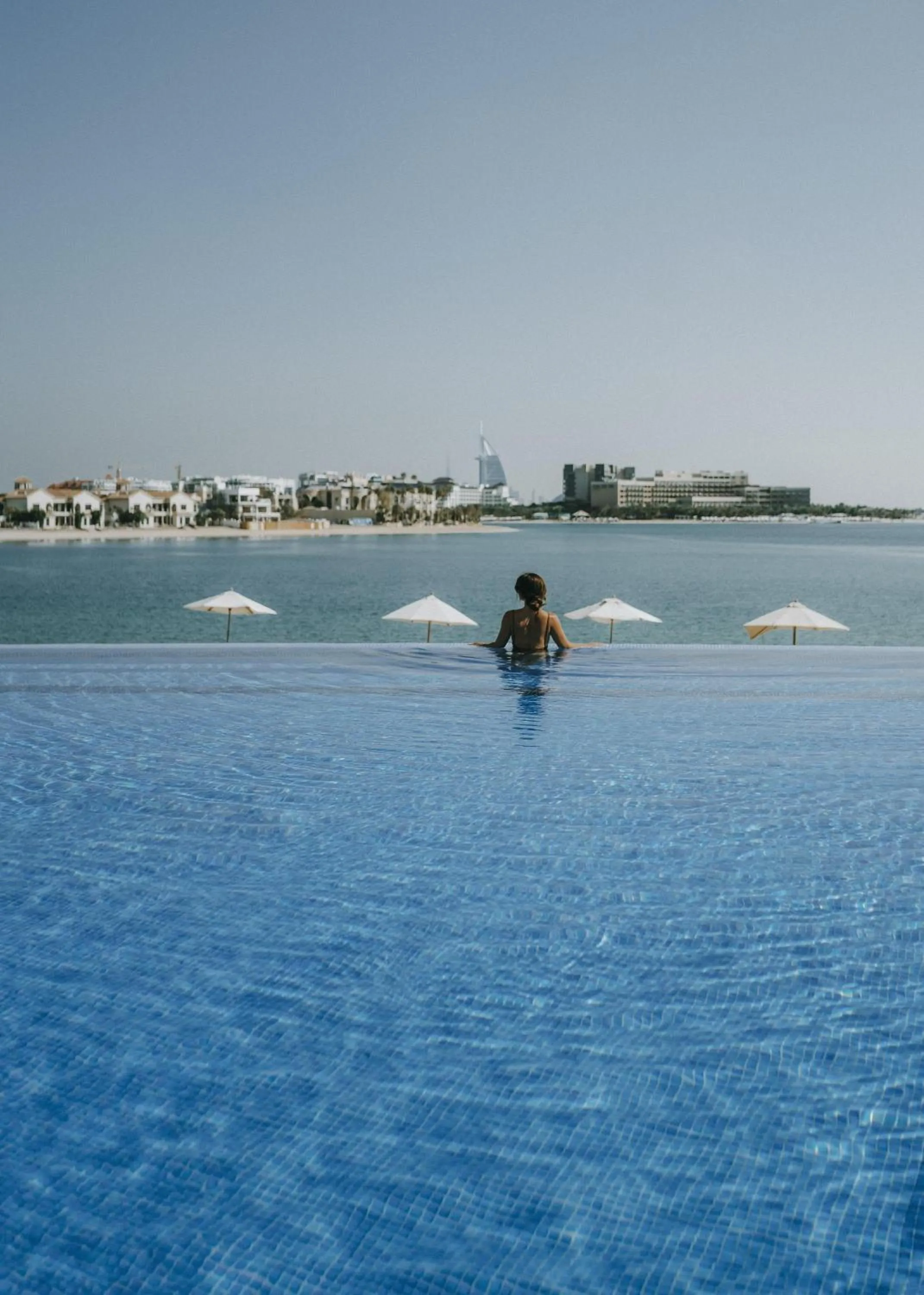 Swimming pool in Andaz Dubai The Palm, By Hyatt