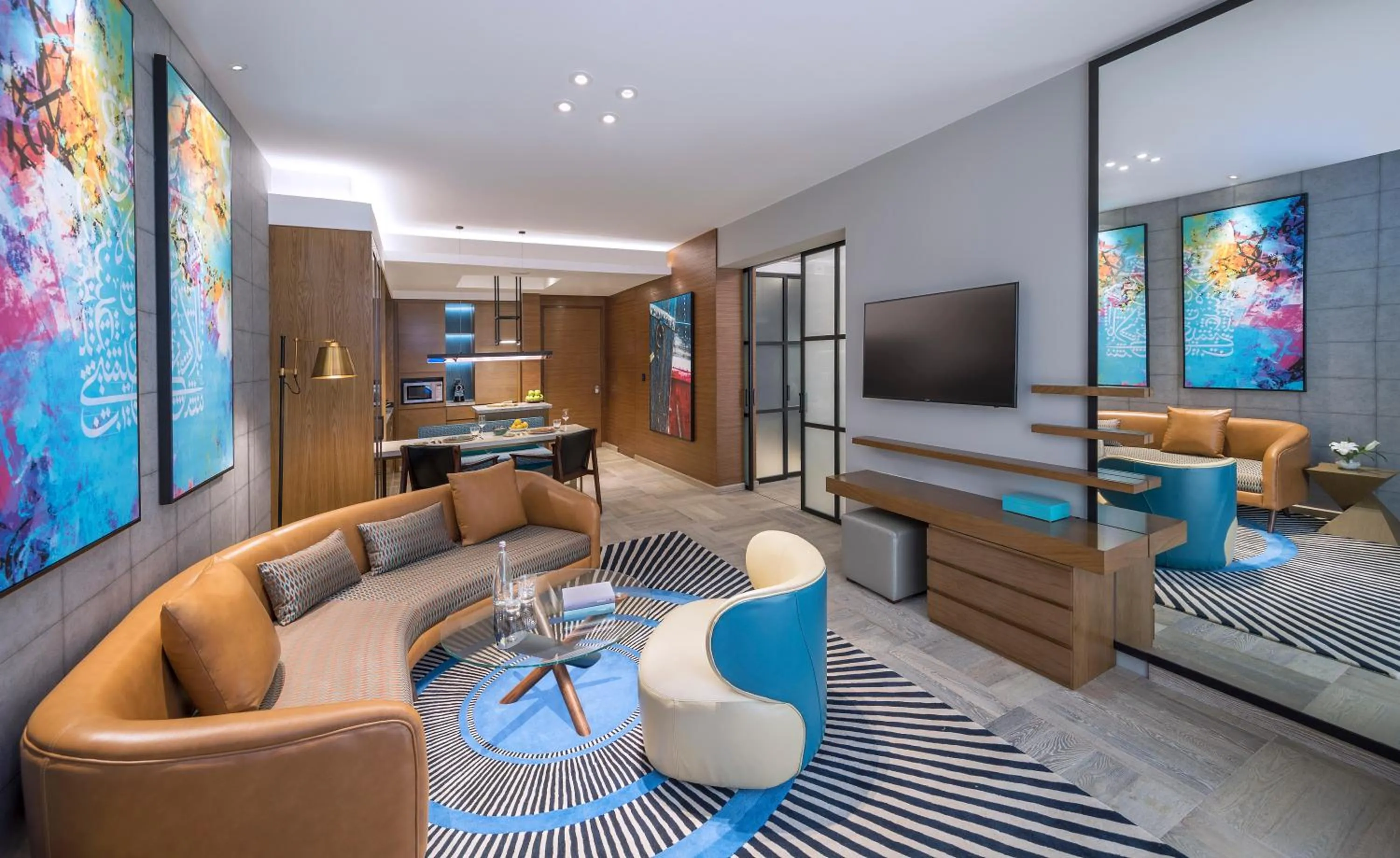 Living room in Andaz Dubai The Palm, By Hyatt