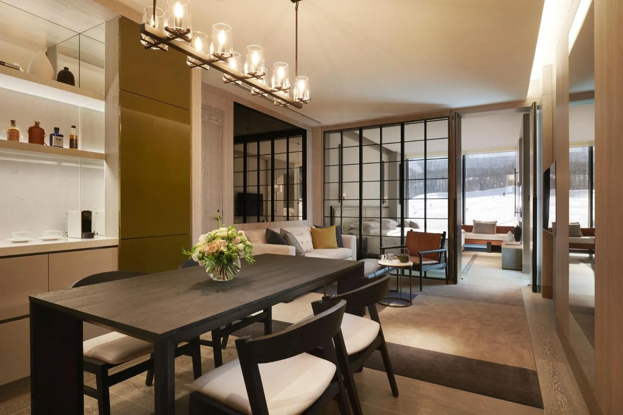 Dining area in Park Hyatt Niseko Hanazono