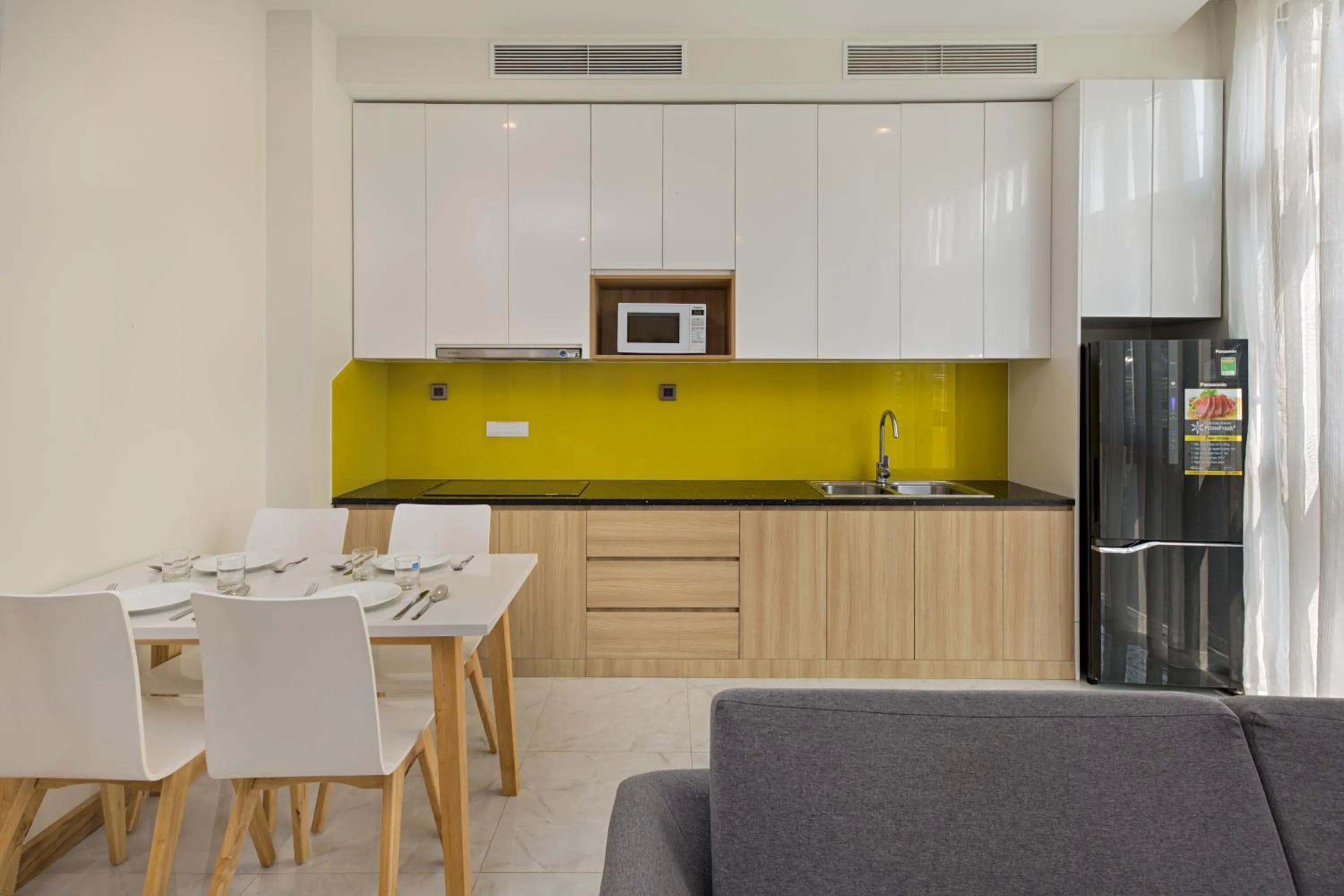 Kitchen or kitchenette in Sun River Hotel & Apartment