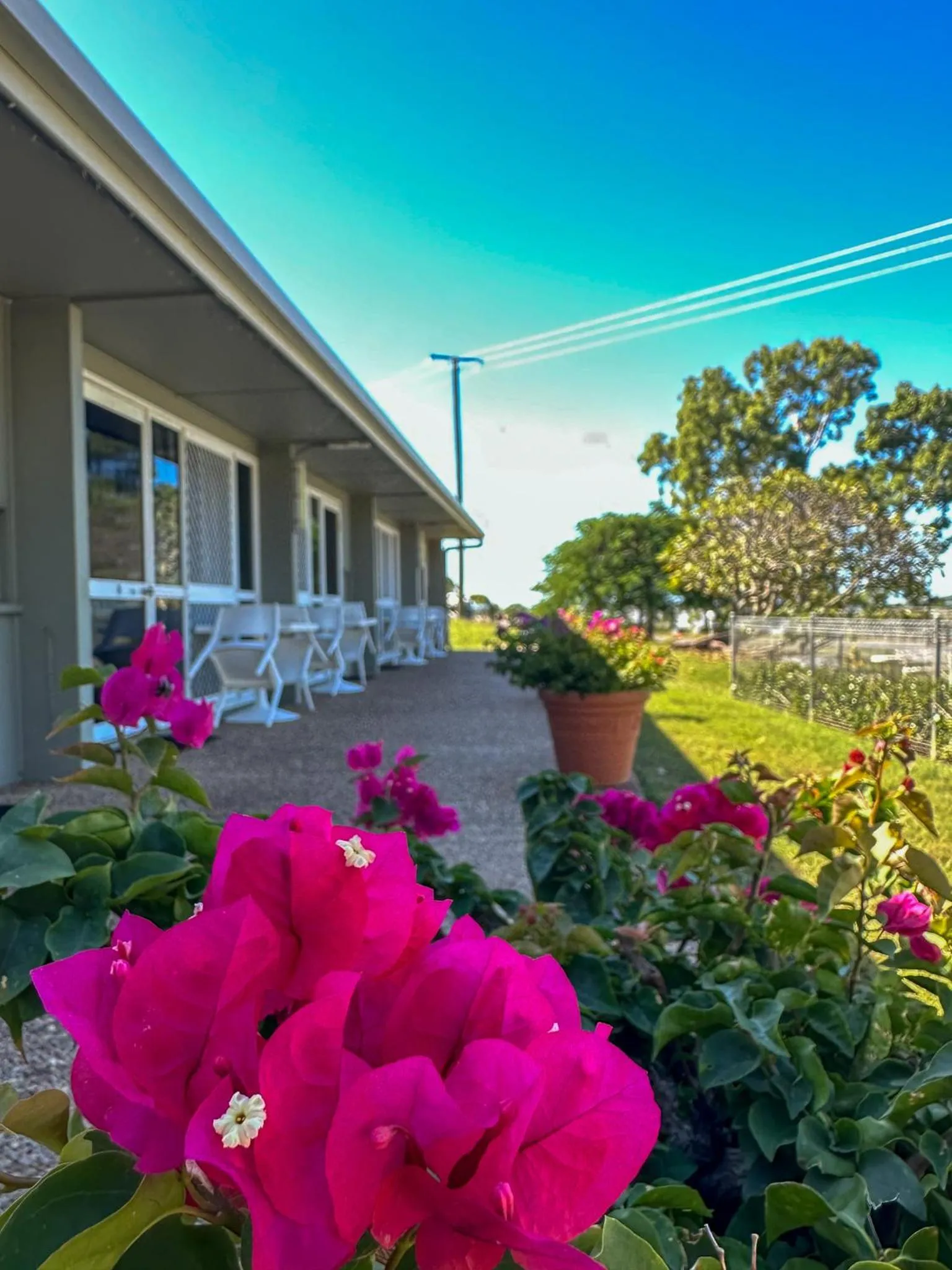 Property building in Ocean View Motel Bowen