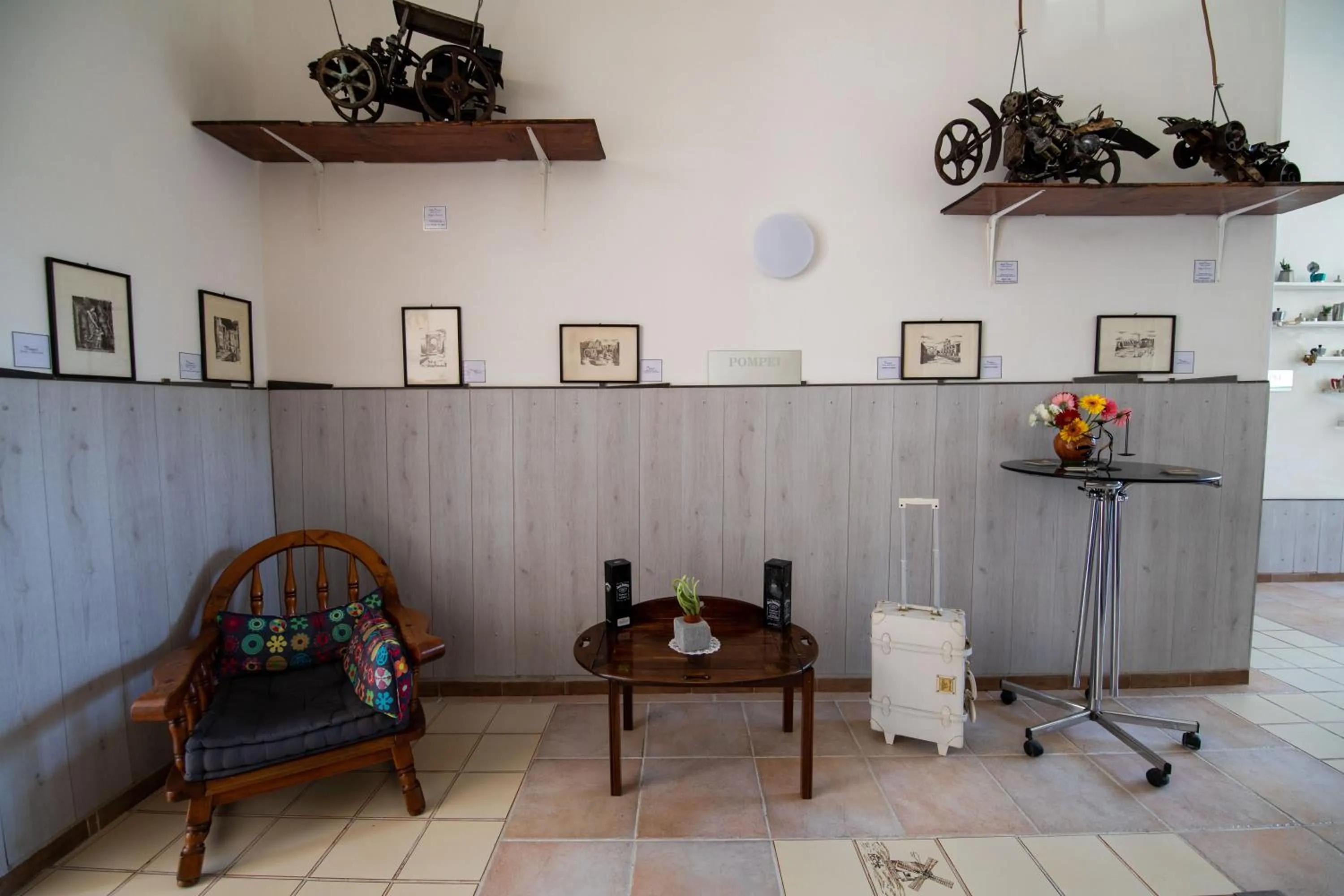 Lobby or reception in B&B Cappotto civico 48