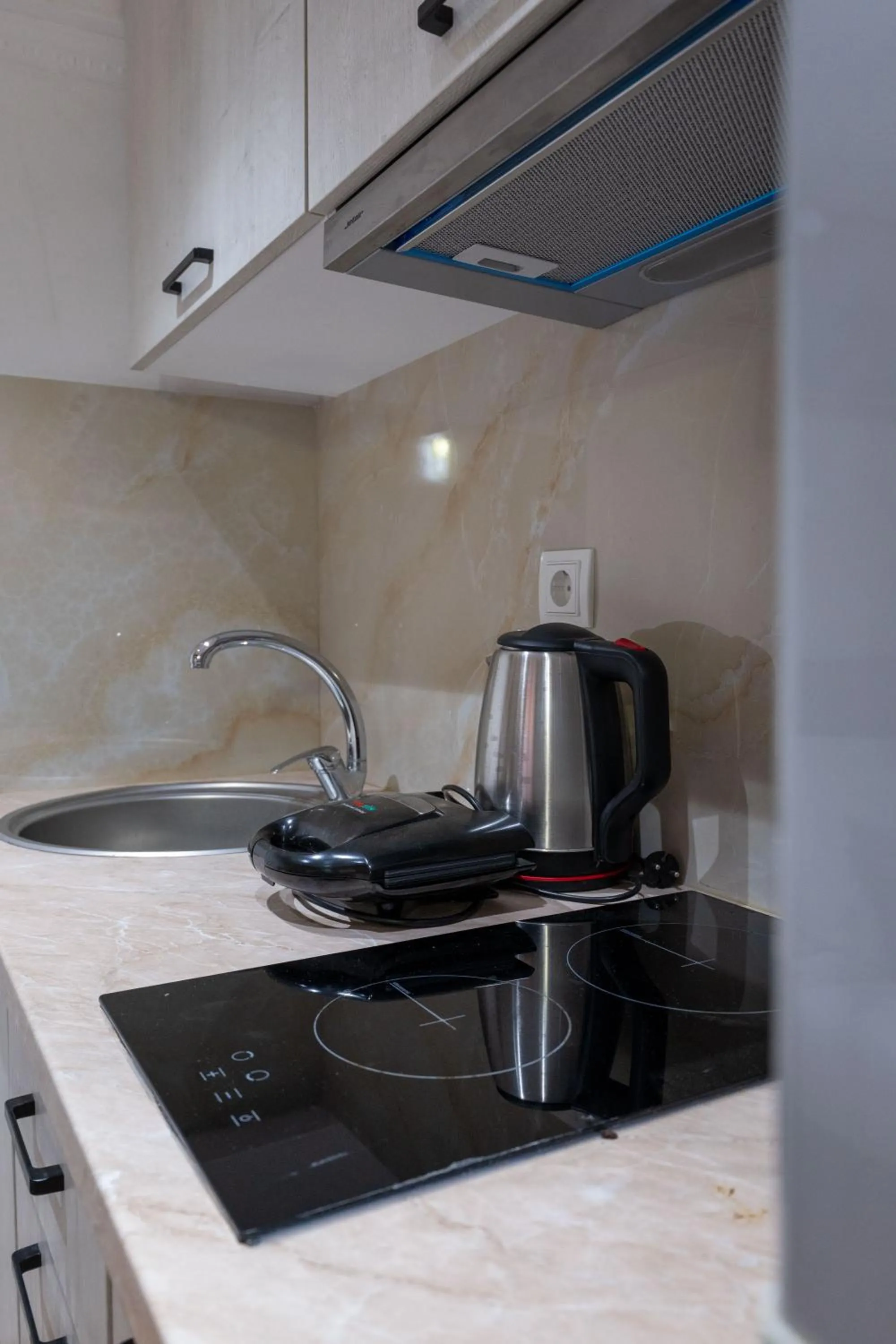 Kitchen or kitchenette in Apart Hotel Alex