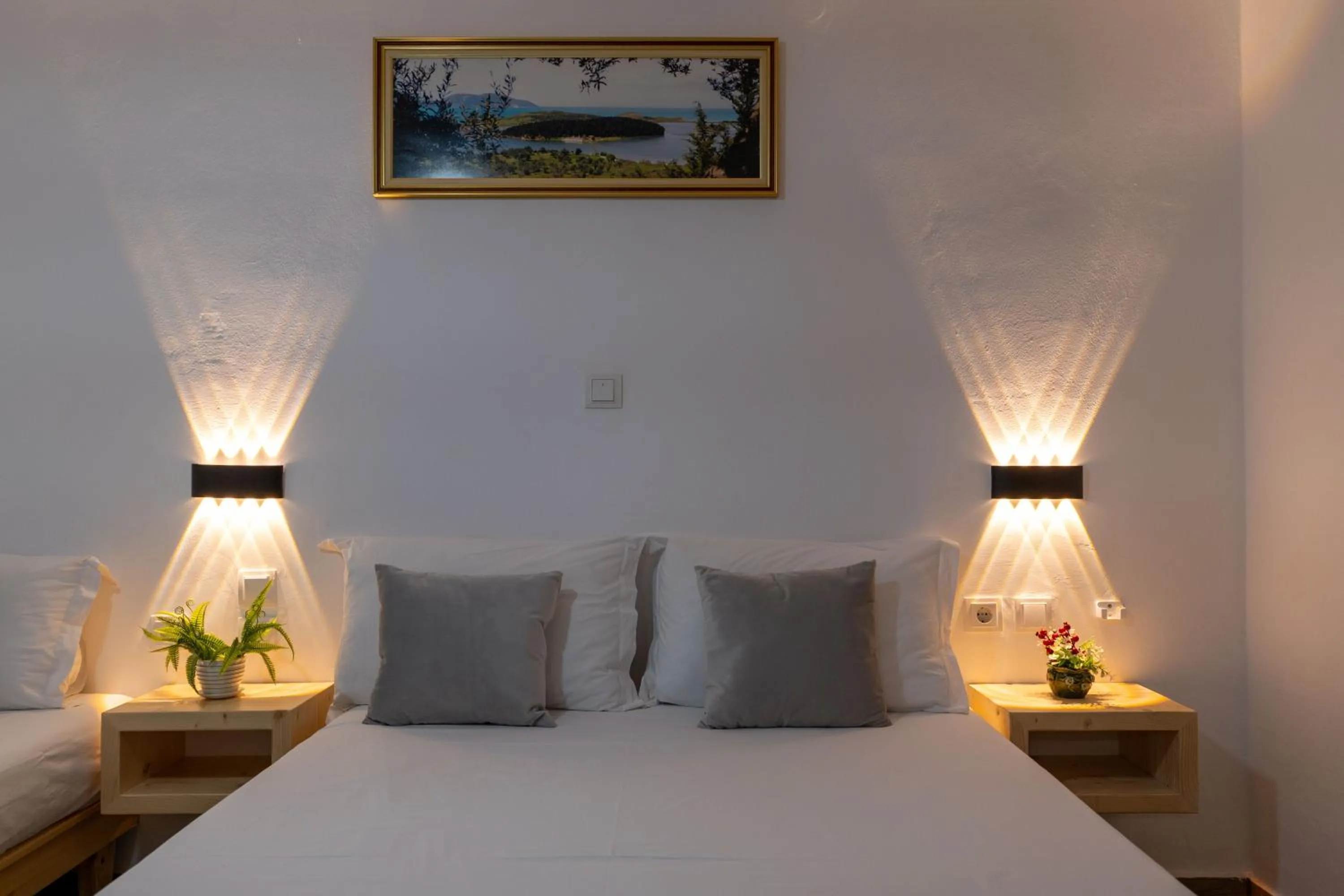 Bed in Apart Hotel Alex