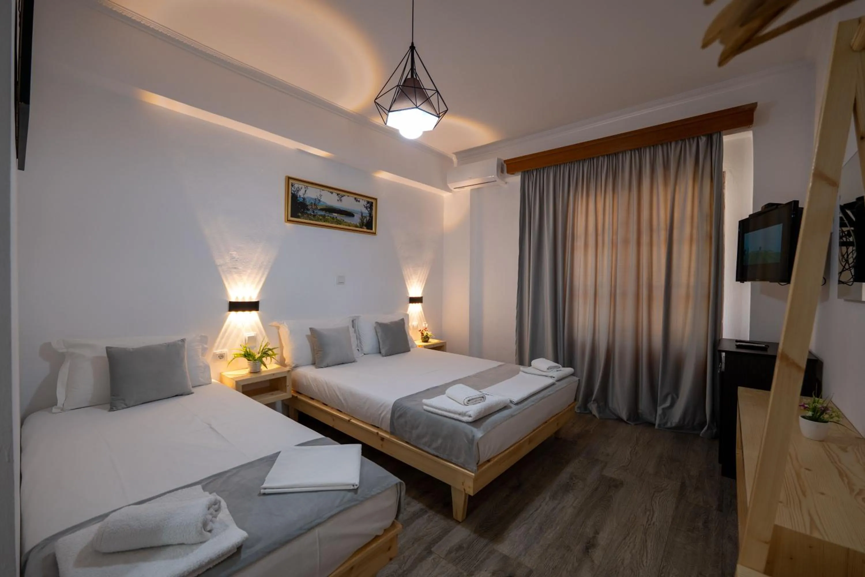Bed in Apart Hotel Alex