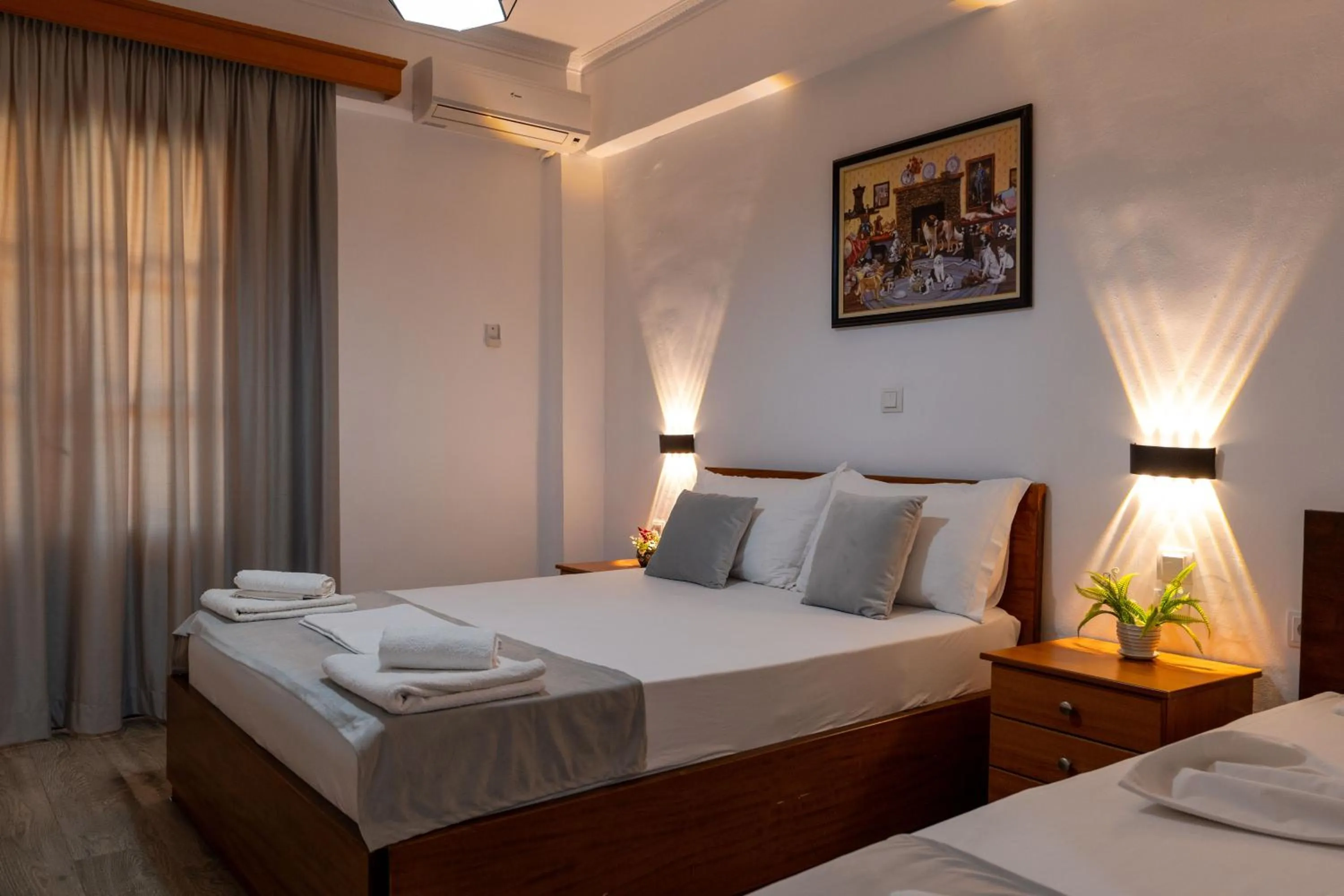 Bed in Apart Hotel Alex