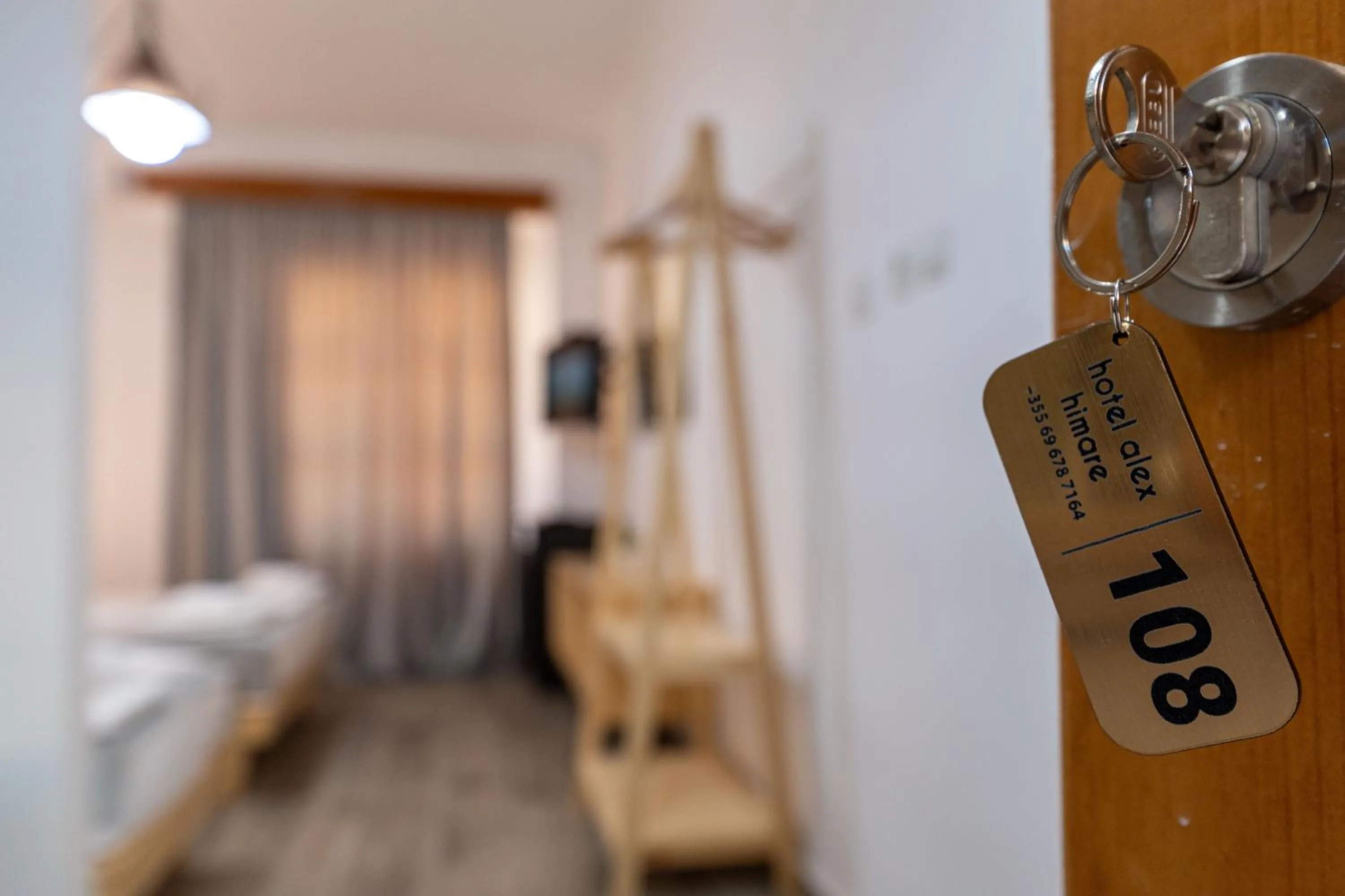 Bed in Apart Hotel Alex