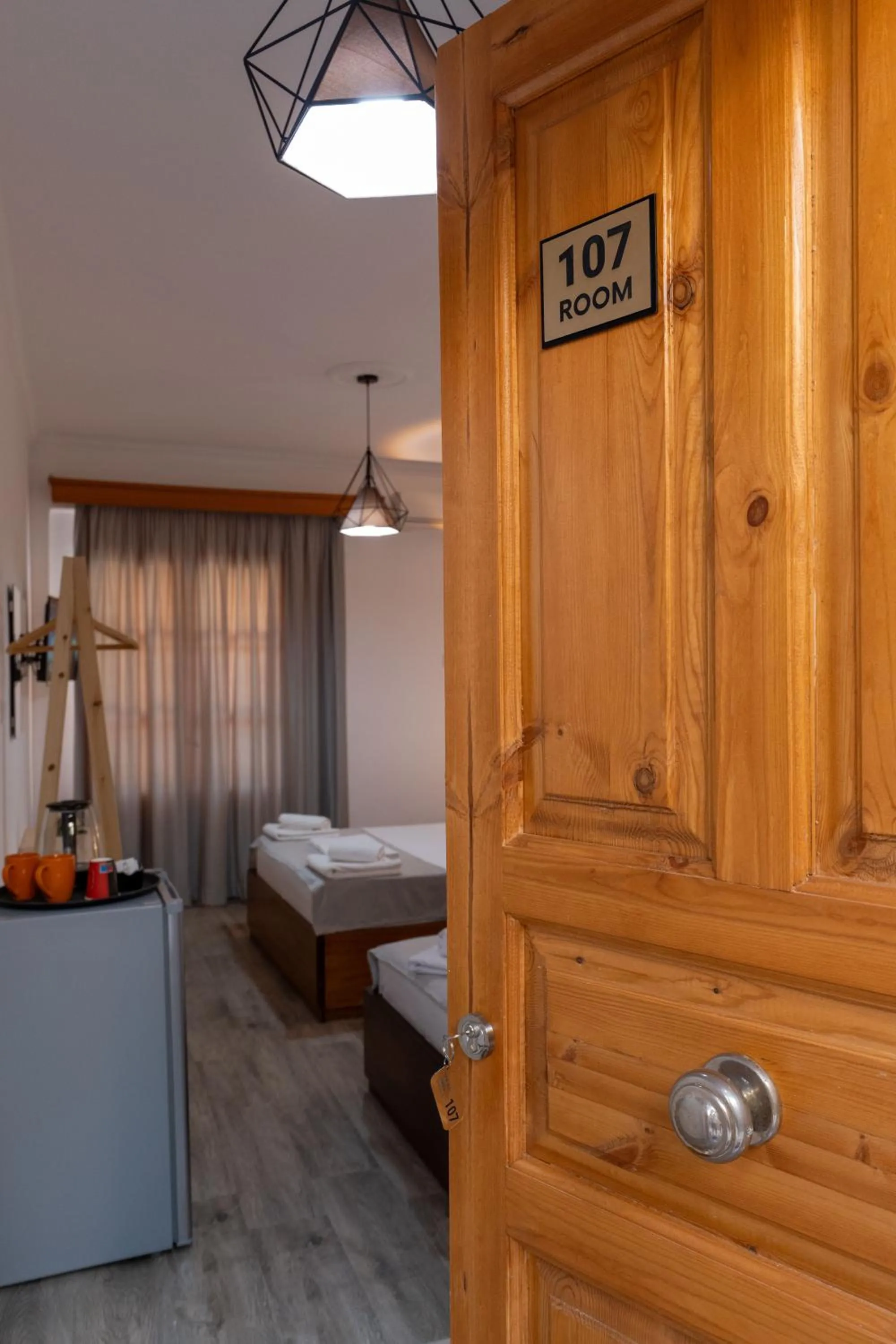 Bed in Apart Hotel Alex