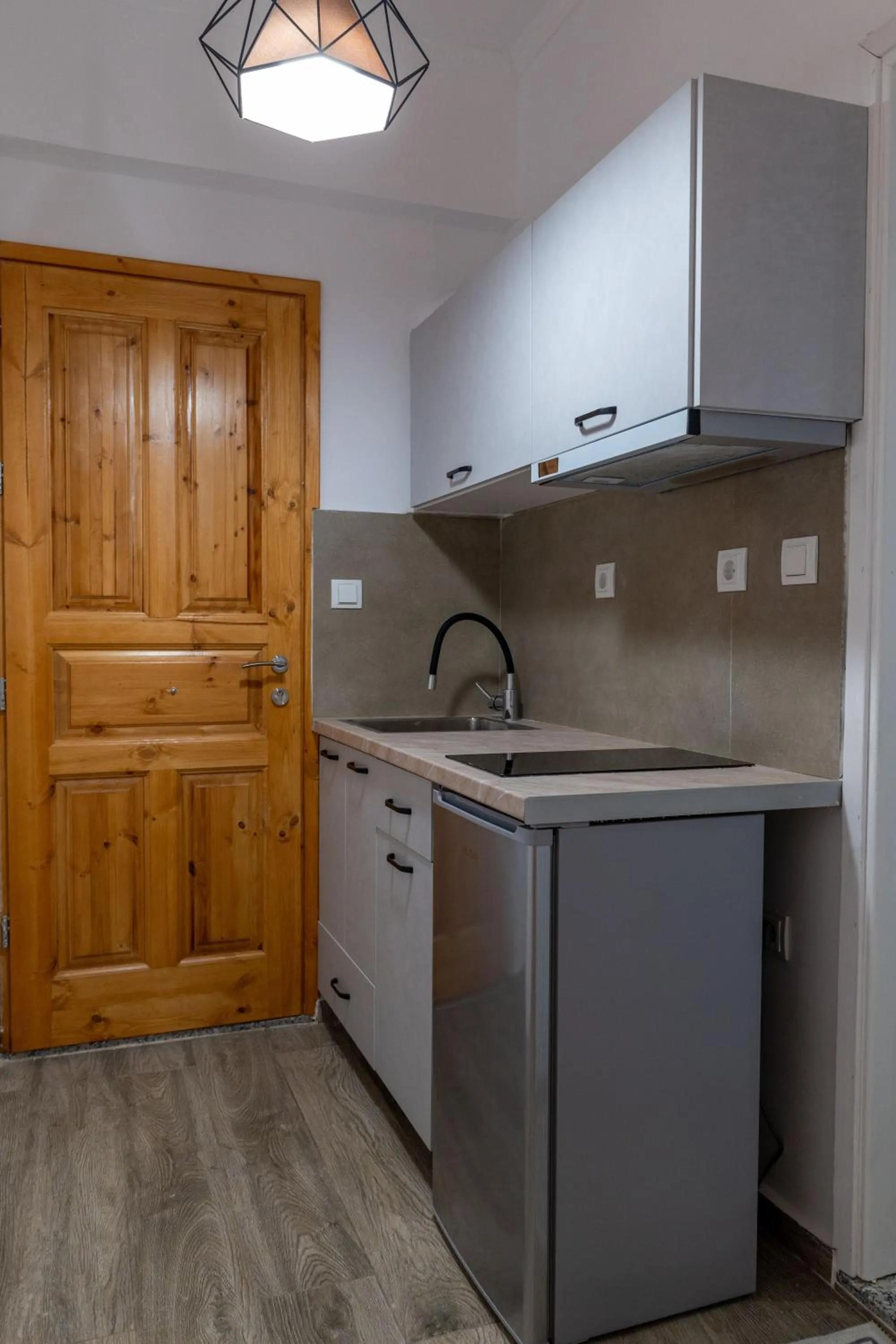 Kitchen or kitchenette in Apart Hotel Alex