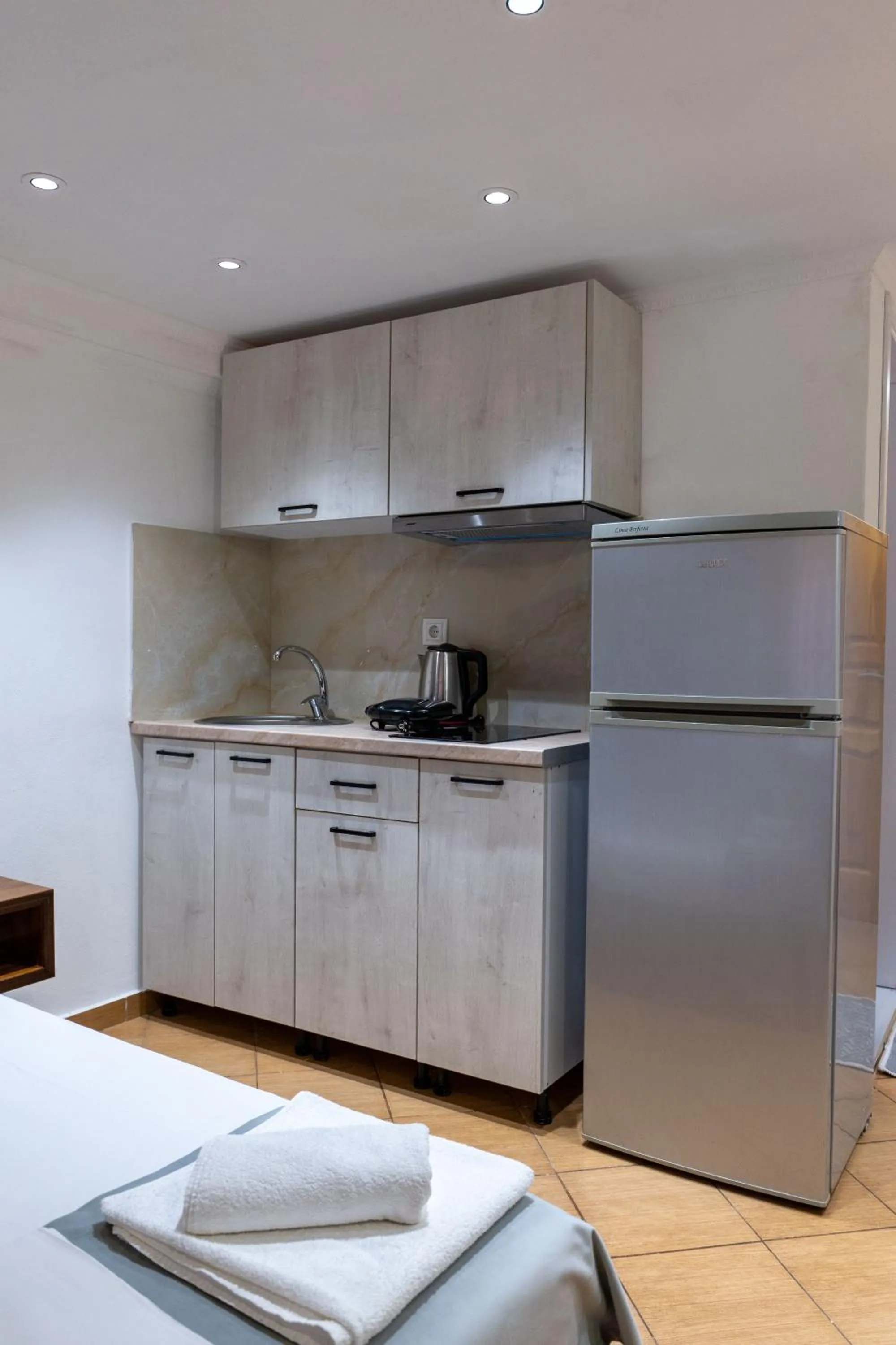 Kitchen or kitchenette in Apart Hotel Alex