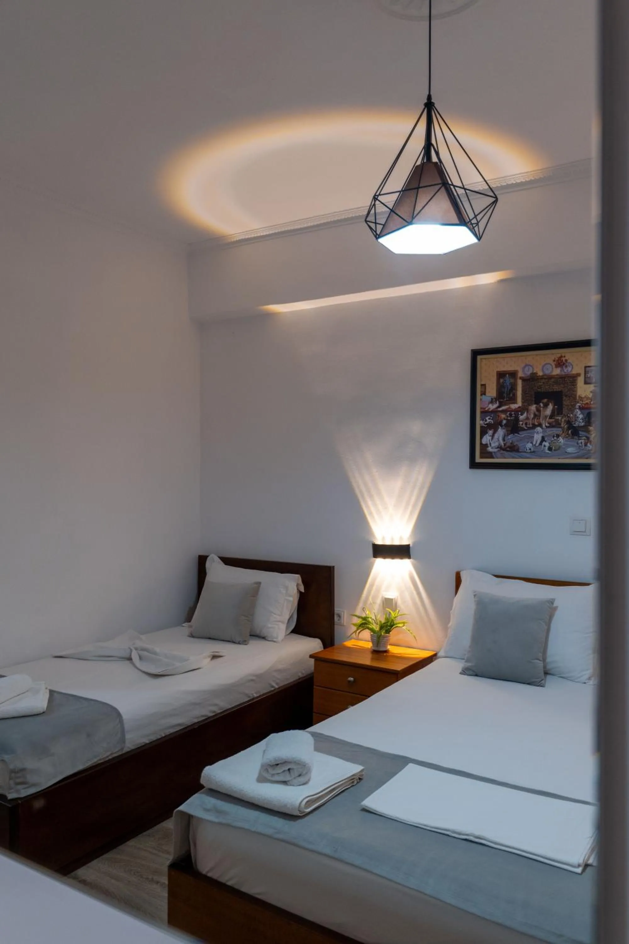 Bed in Apart Hotel Alex