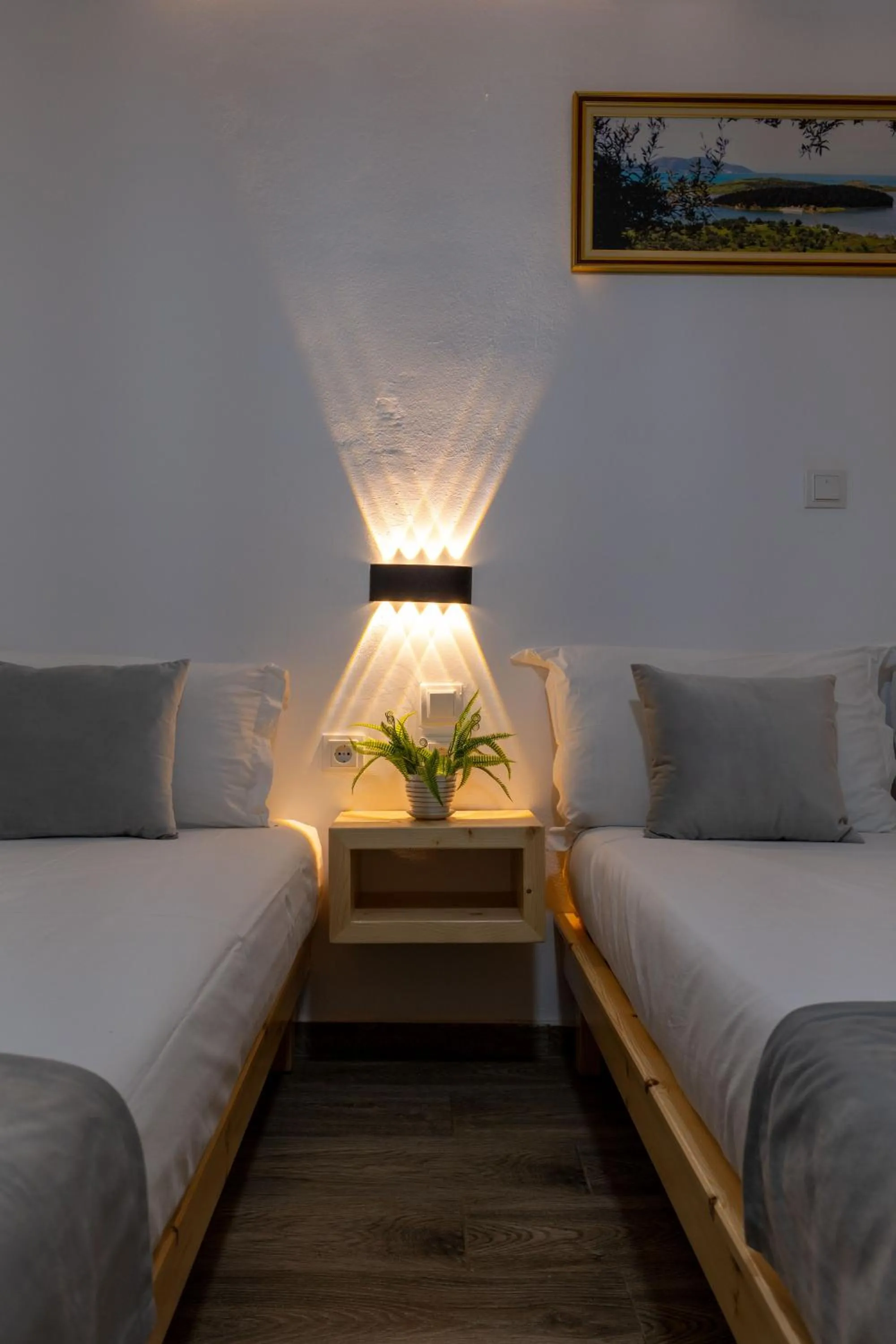 Bed in Apart Hotel Alex