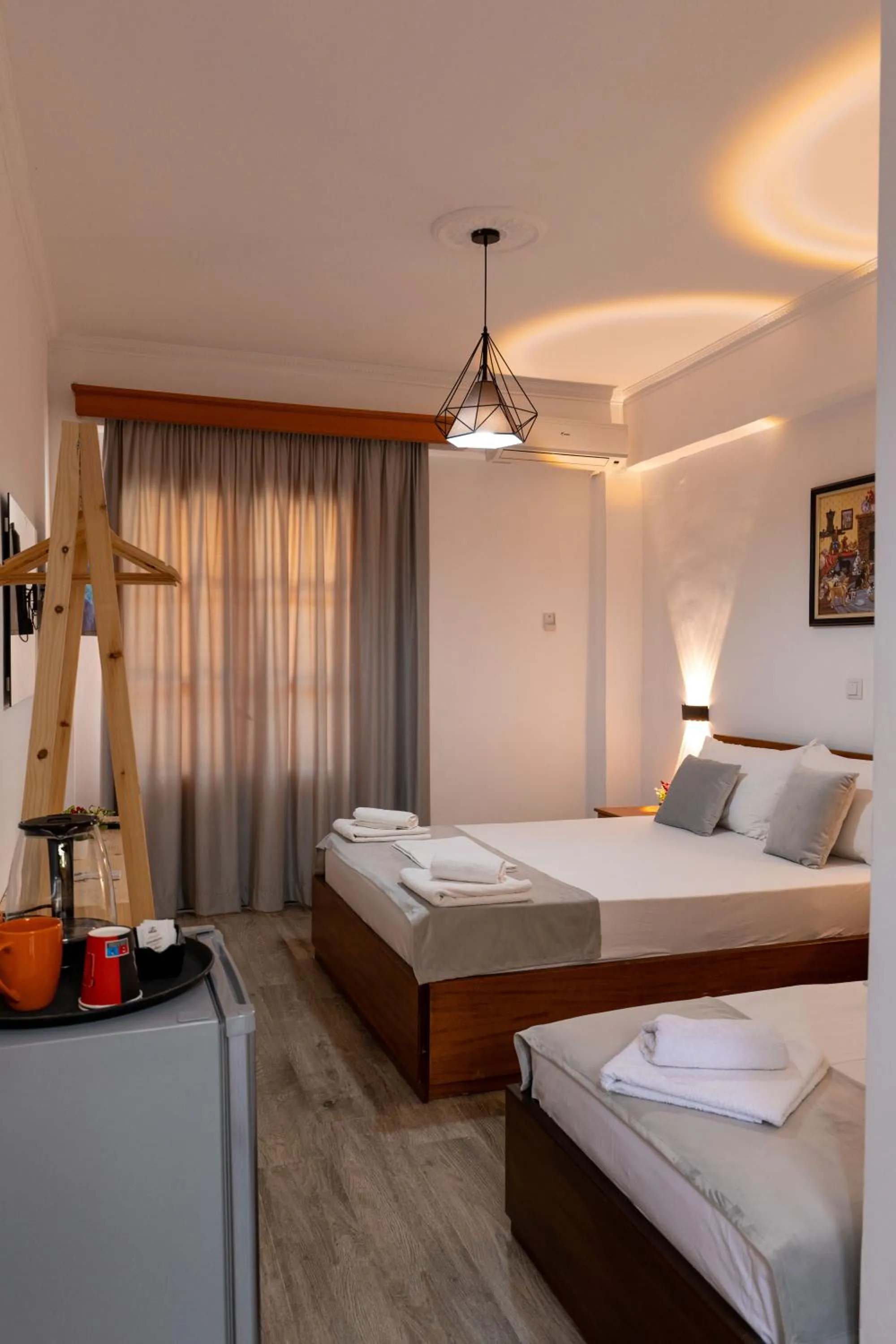 Bed in Apart Hotel Alex