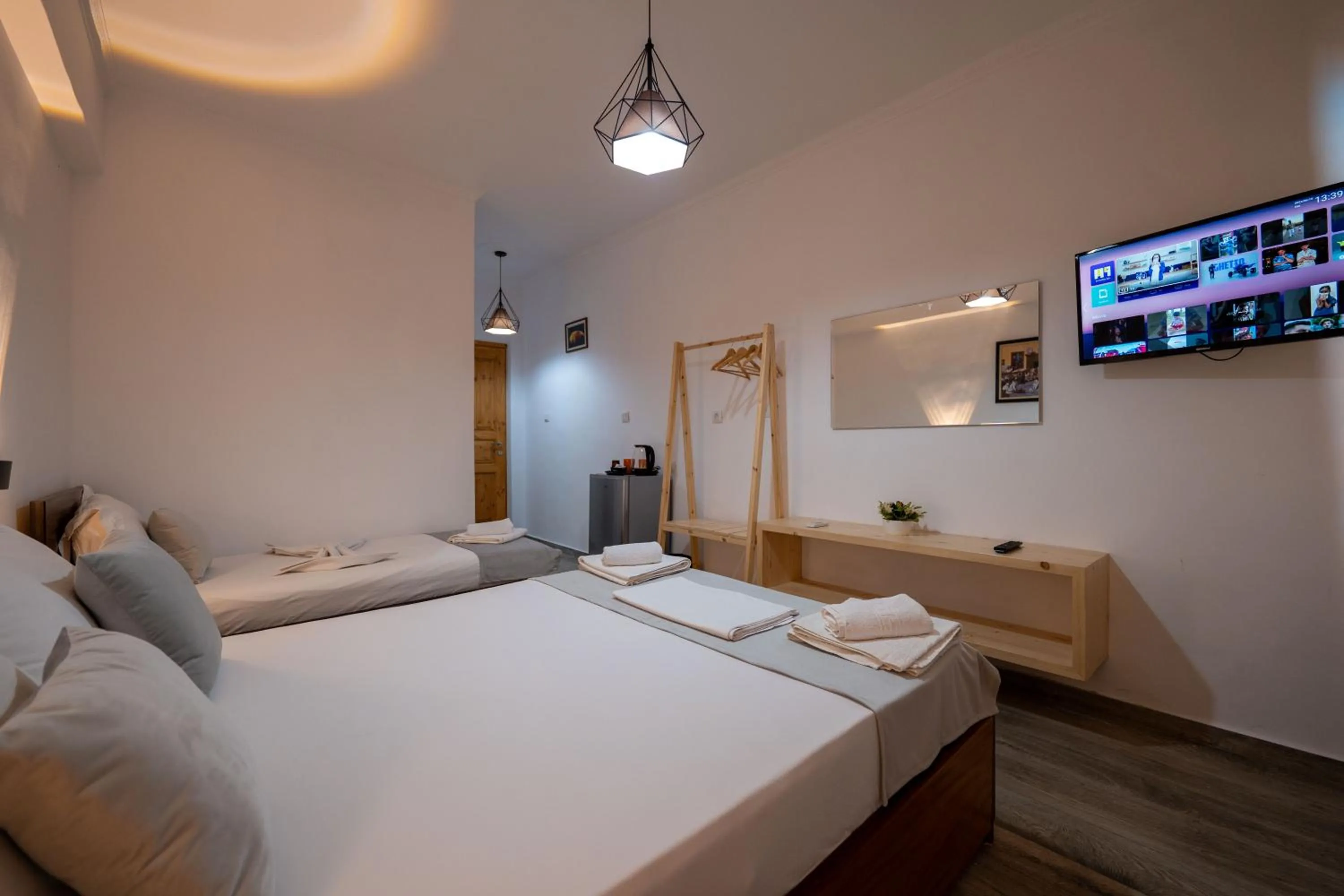 Bed in Apart Hotel Alex