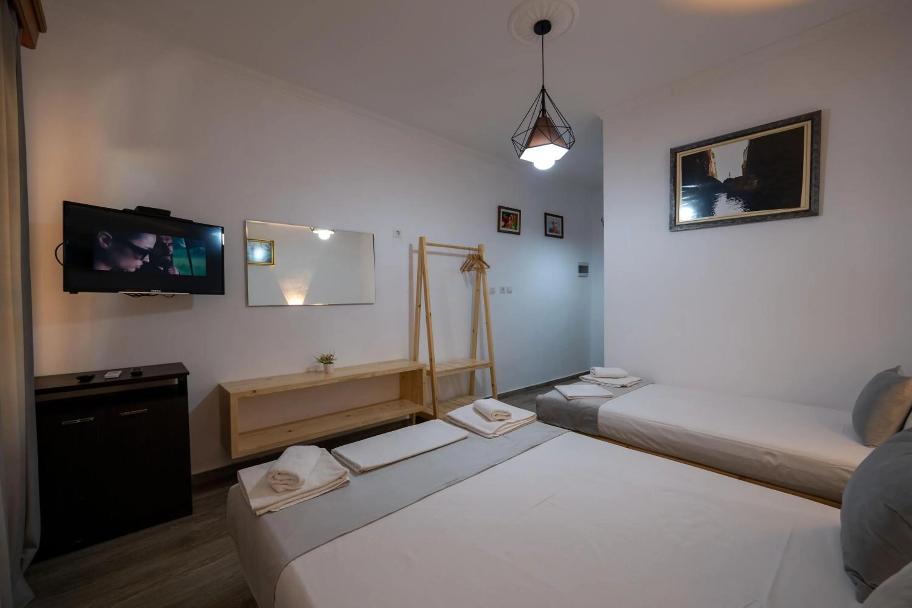 Bed in Apart Hotel Alex