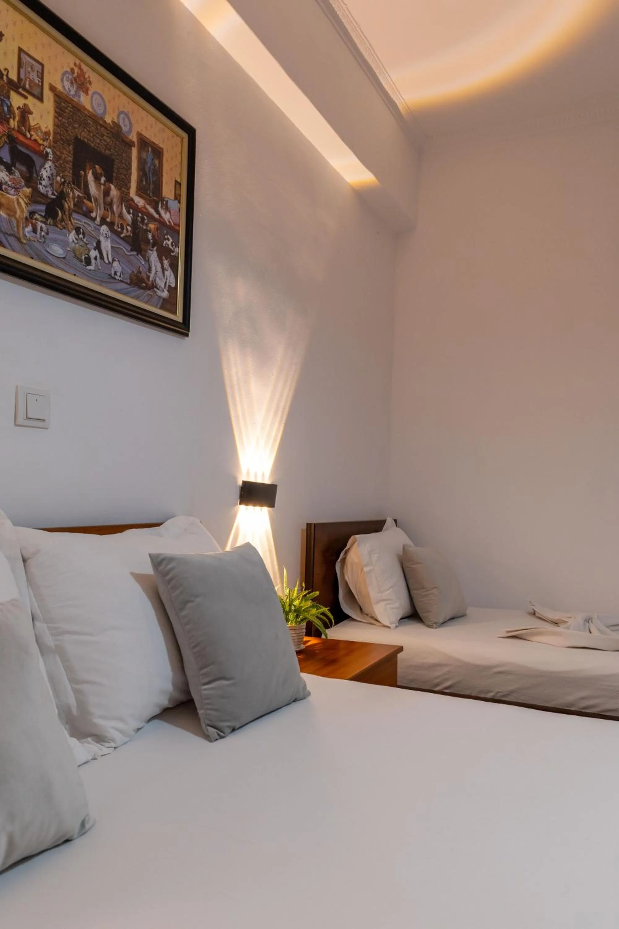 Bed in Apart Hotel Alex