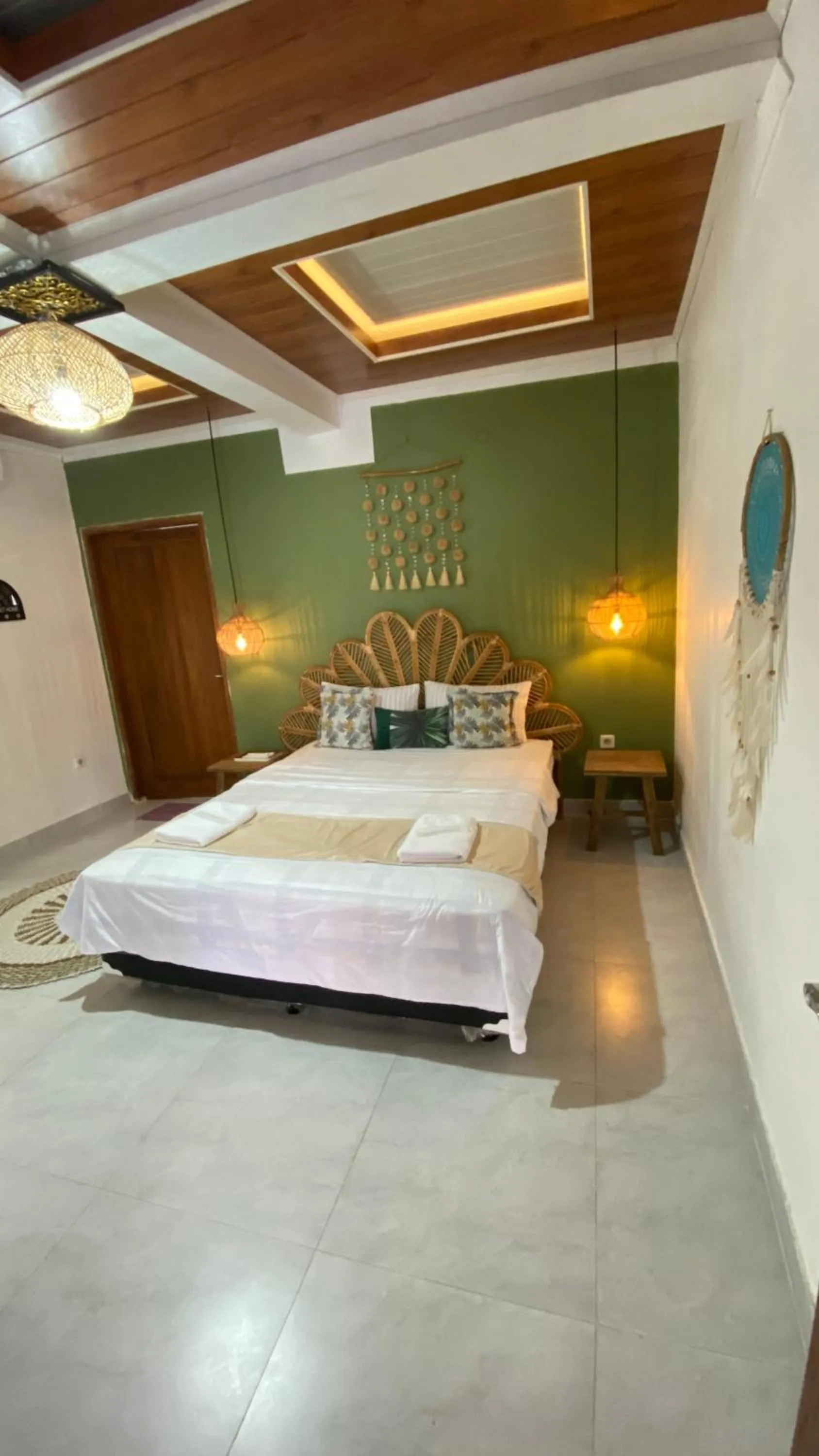 Bed in Villa Padi Pakem