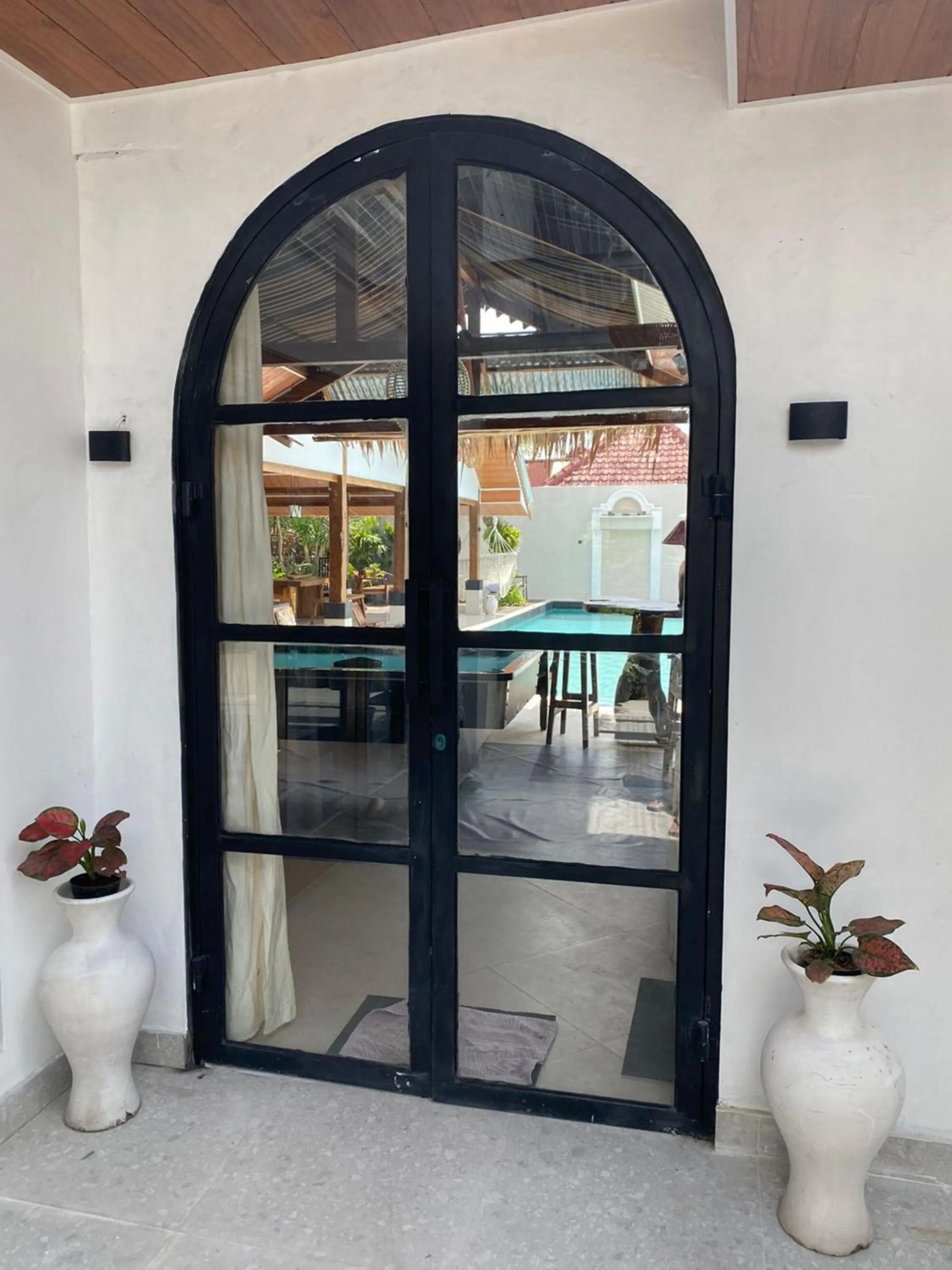 Facade/entrance in Villa Padi Pakem