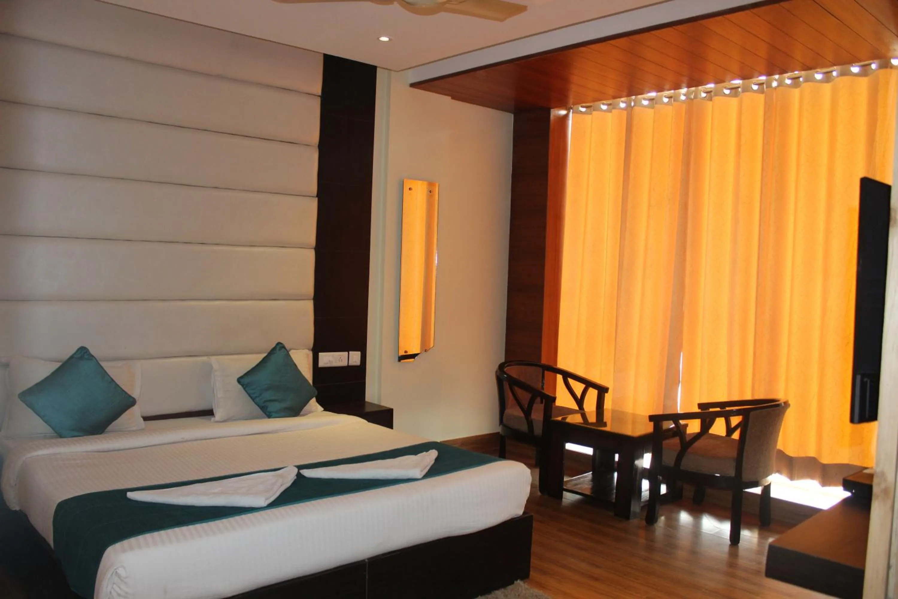 Bed in hotel the Diamond