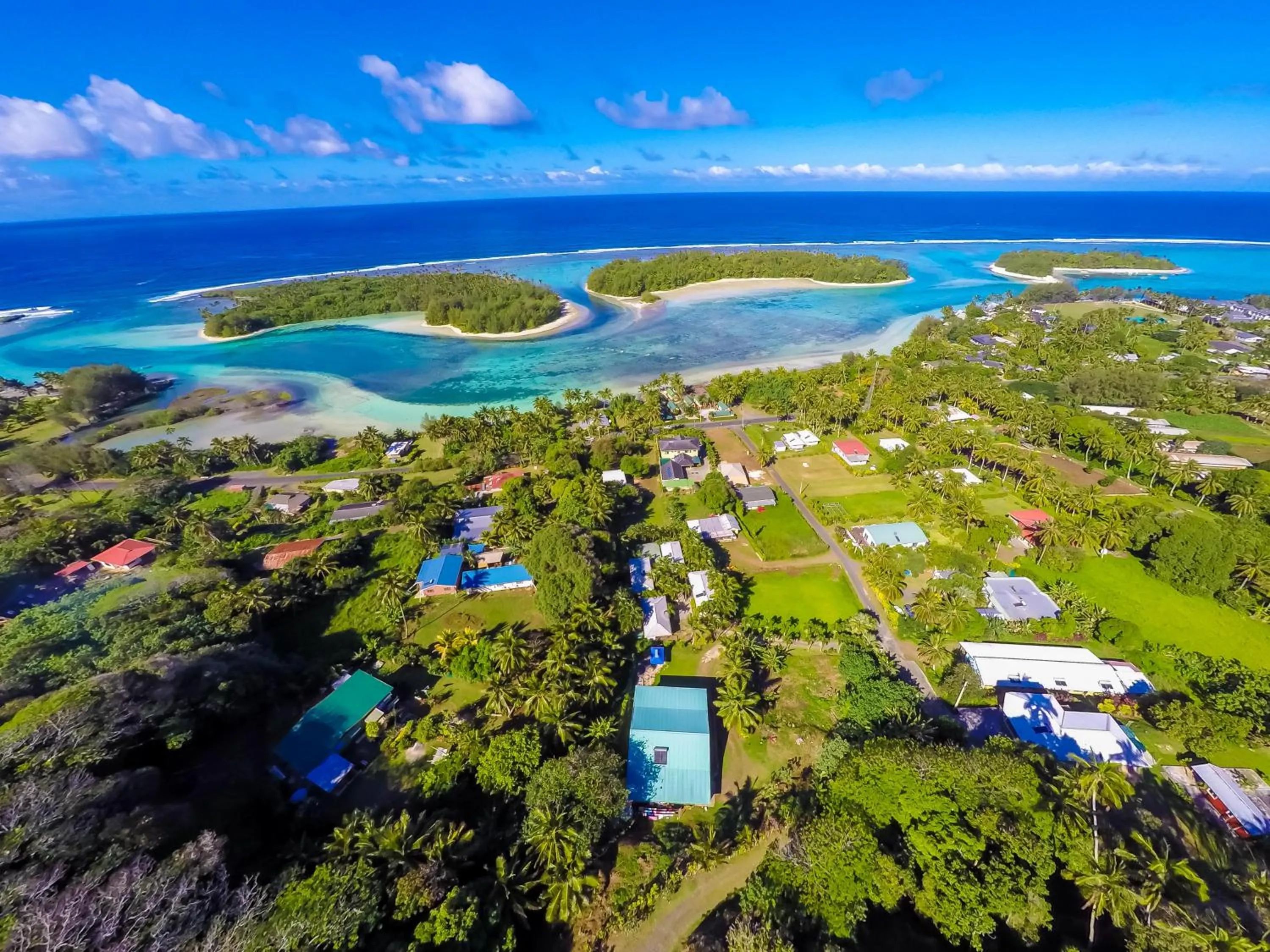 Bird's eye view in Muri Lagoon View Bungalows - Hillside Bungalow