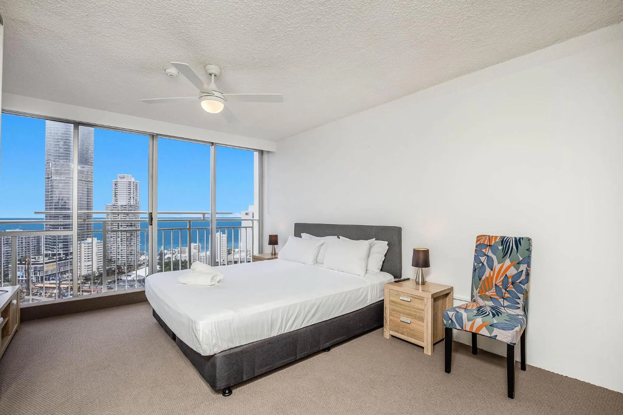 Bed in Condor Apartments by Gold Coast Premium