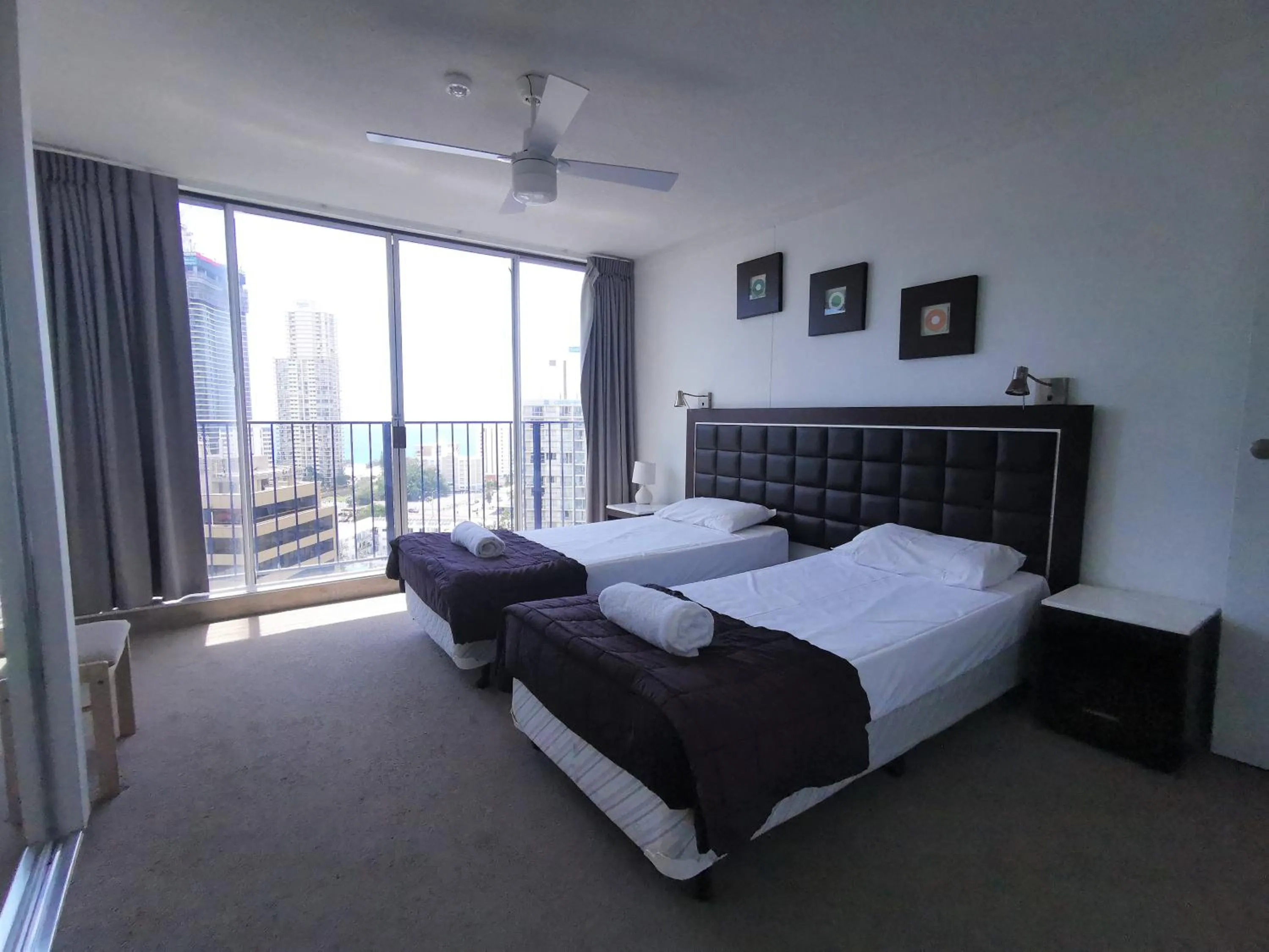 Bed in Condor Apartments by Gold Coast Premium
