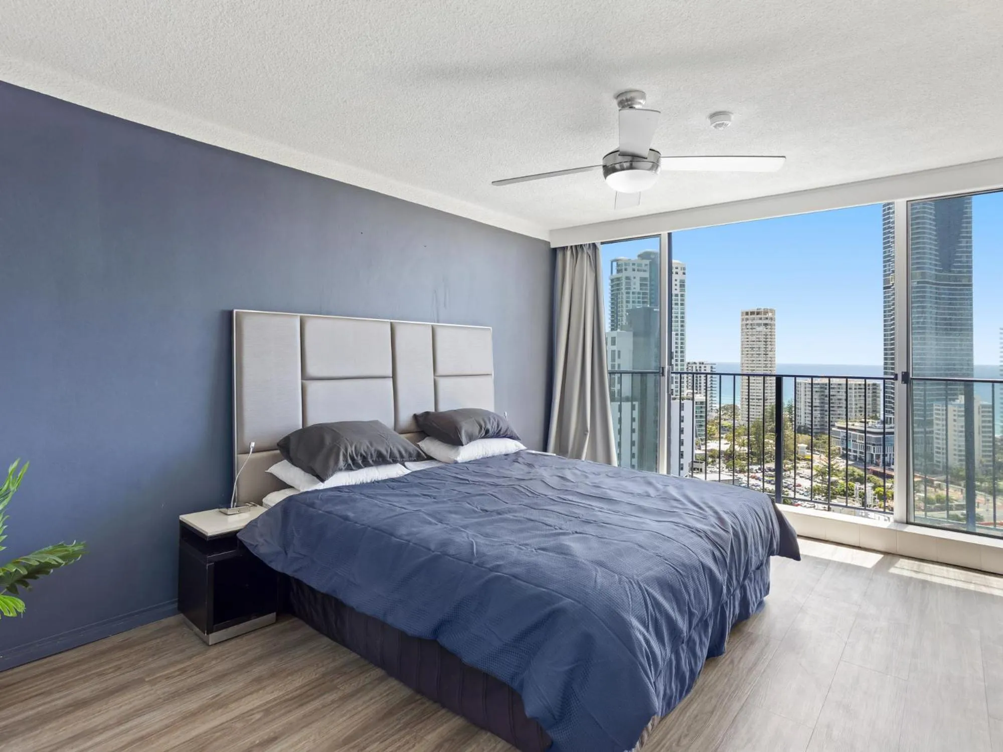 Bed in Condor Apartments by Gold Coast Premium