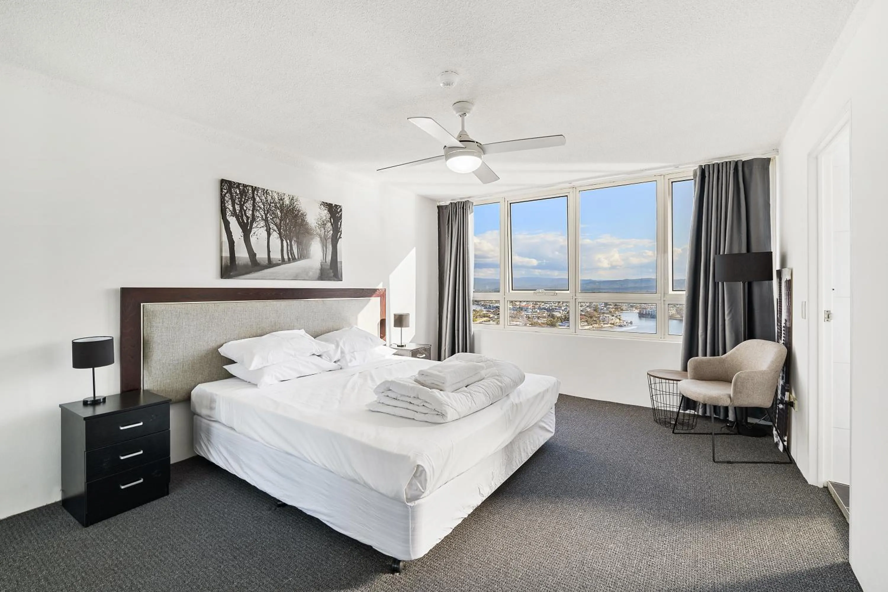 Bed in Condor Apartments by Gold Coast Premium