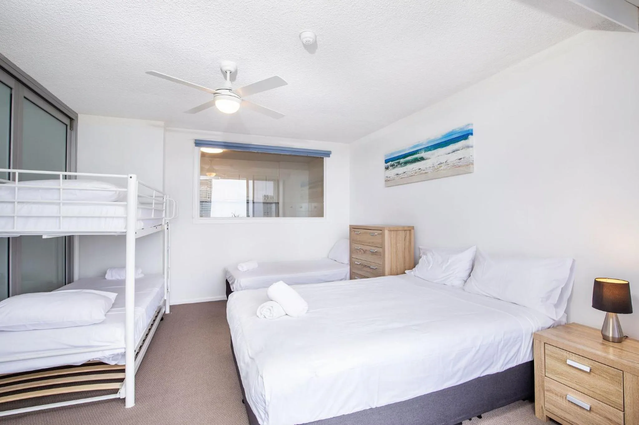 Bed in Condor Apartments by Gold Coast Premium