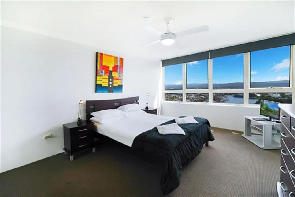 Bed in Condor Apartments by Gold Coast Premium