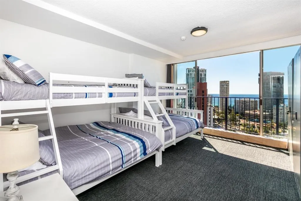 Bed in Condor Apartments by Gold Coast Premium