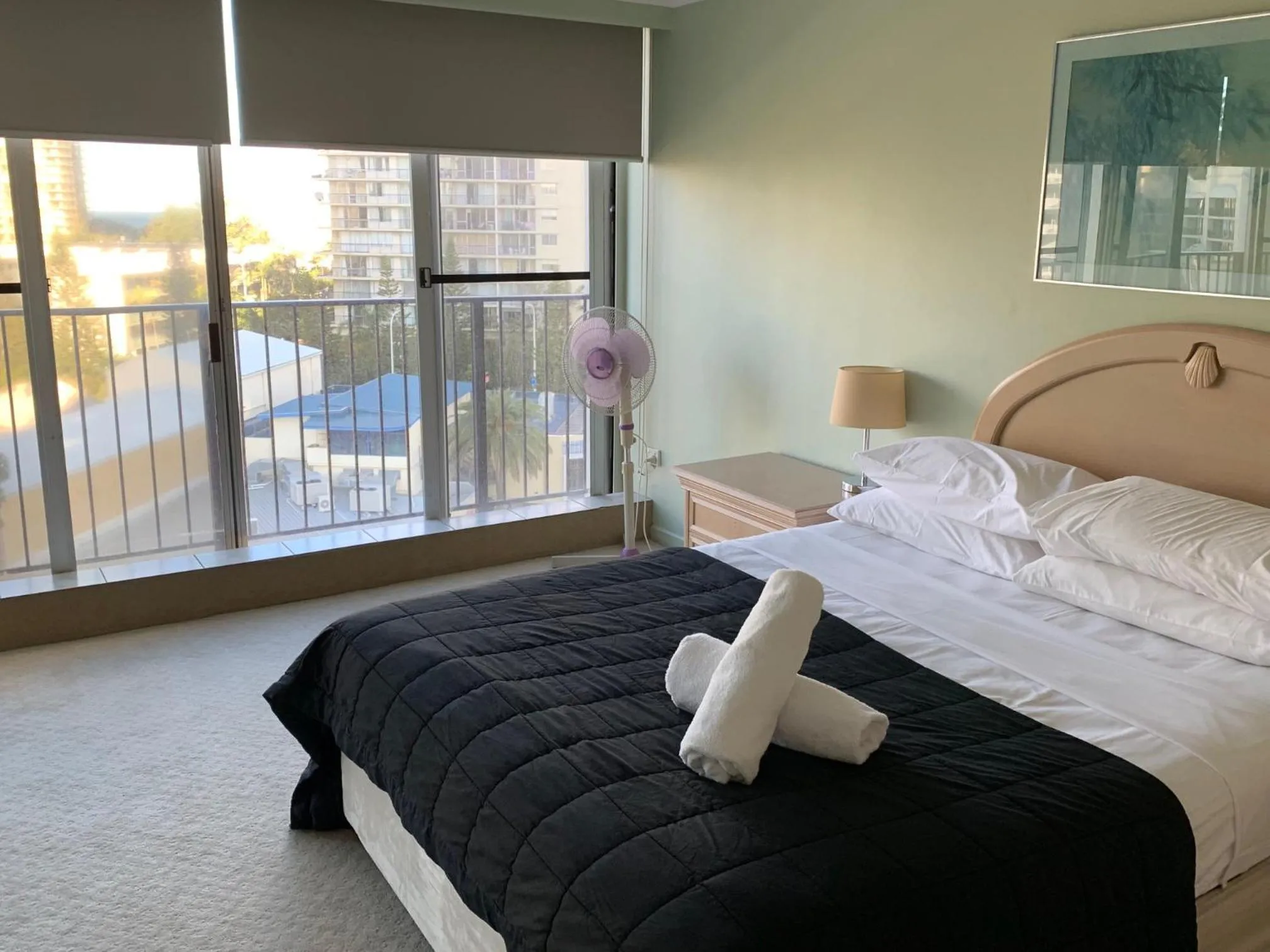 Bed in Condor Apartments by Gold Coast Premium