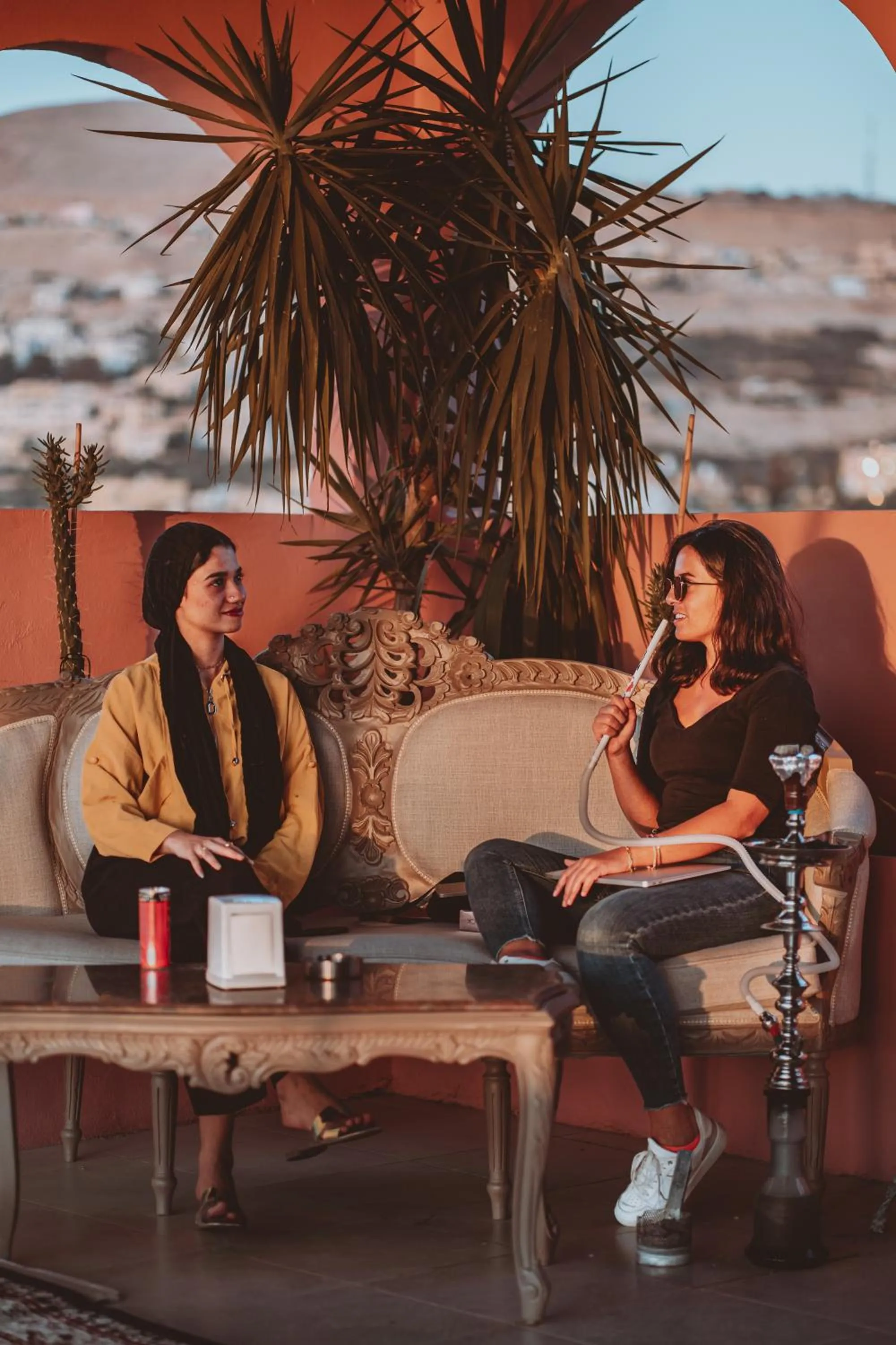 People in Nomads Hotel