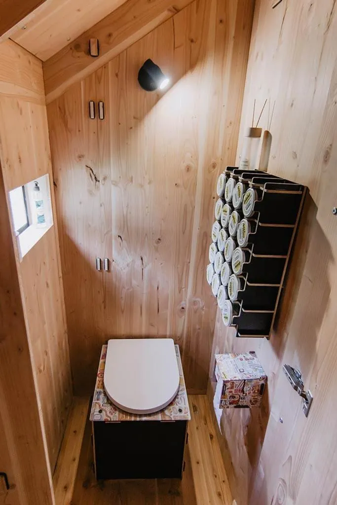 Bathroom, Bed in destinature Dorf Hitzacker