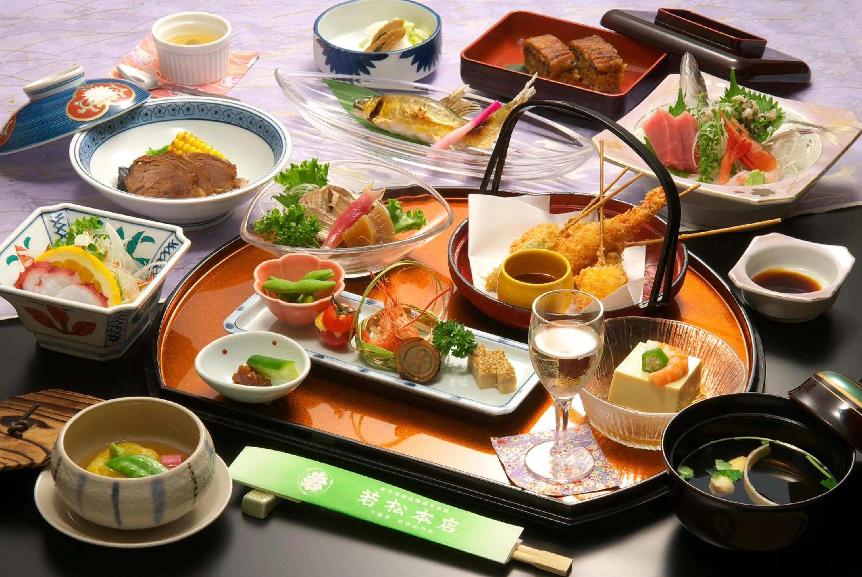 Food and drinks in Wakamatsu Honten