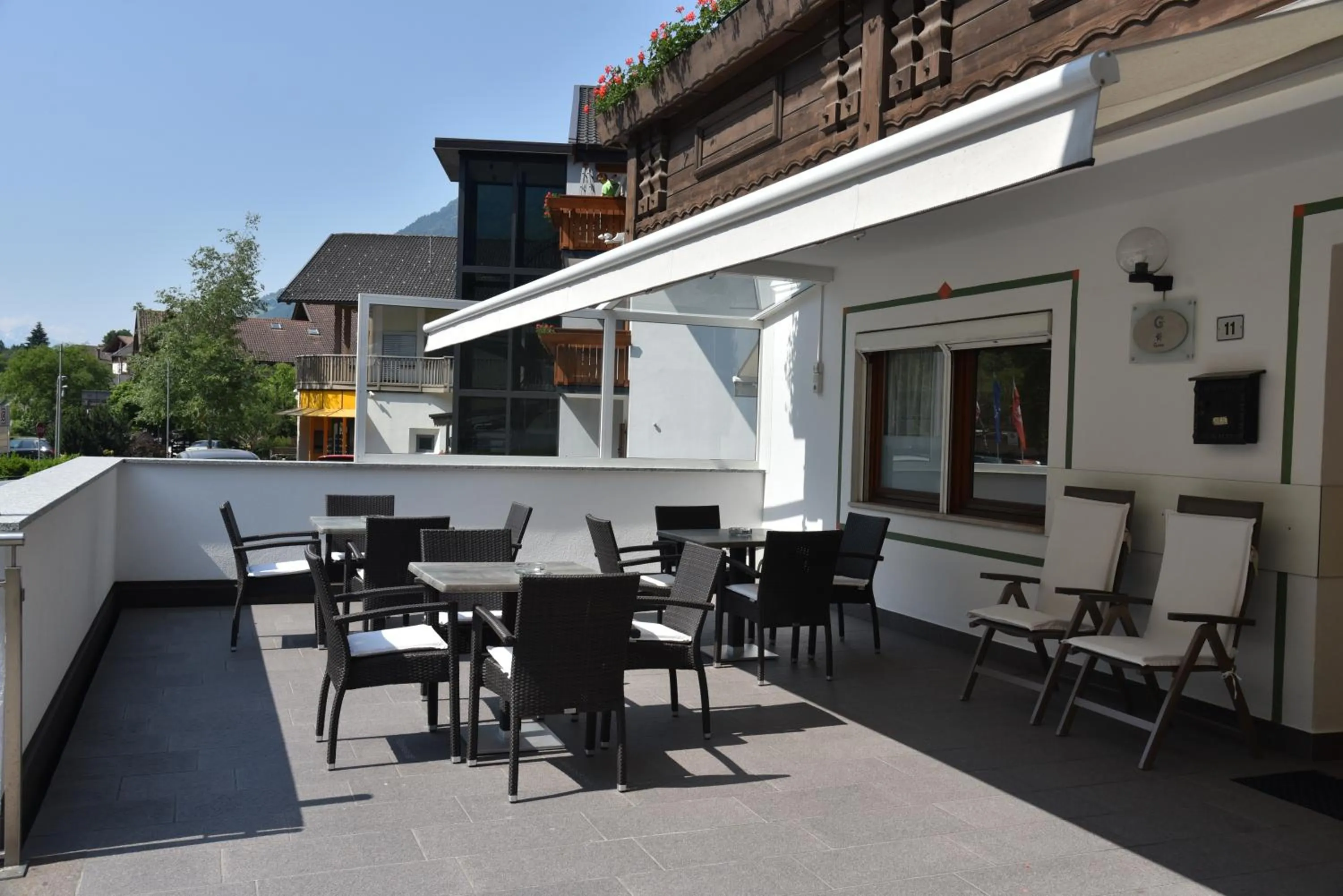 Seating area in Garni Birkenau