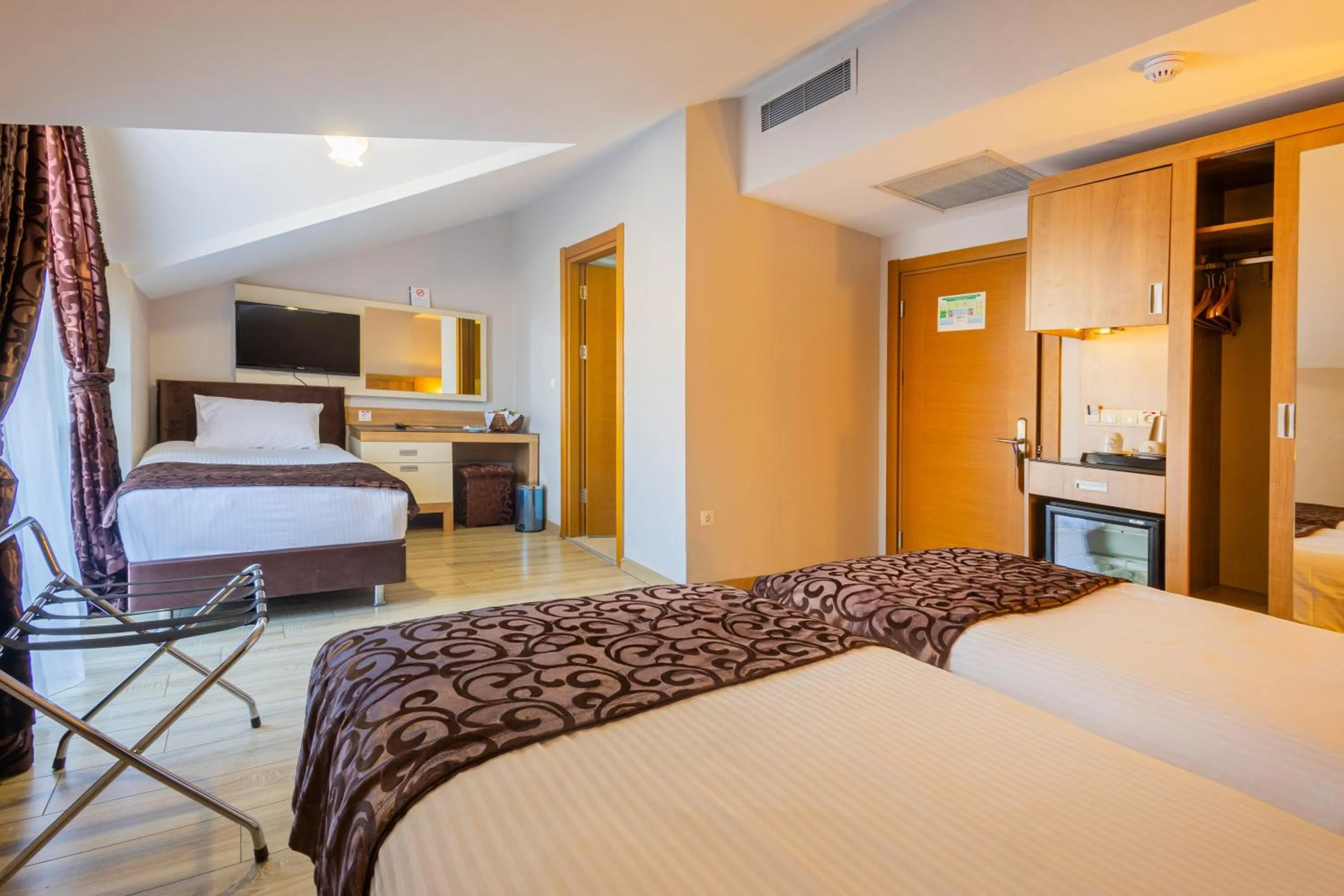 Bed in Anemon Kent Trabzon Otel