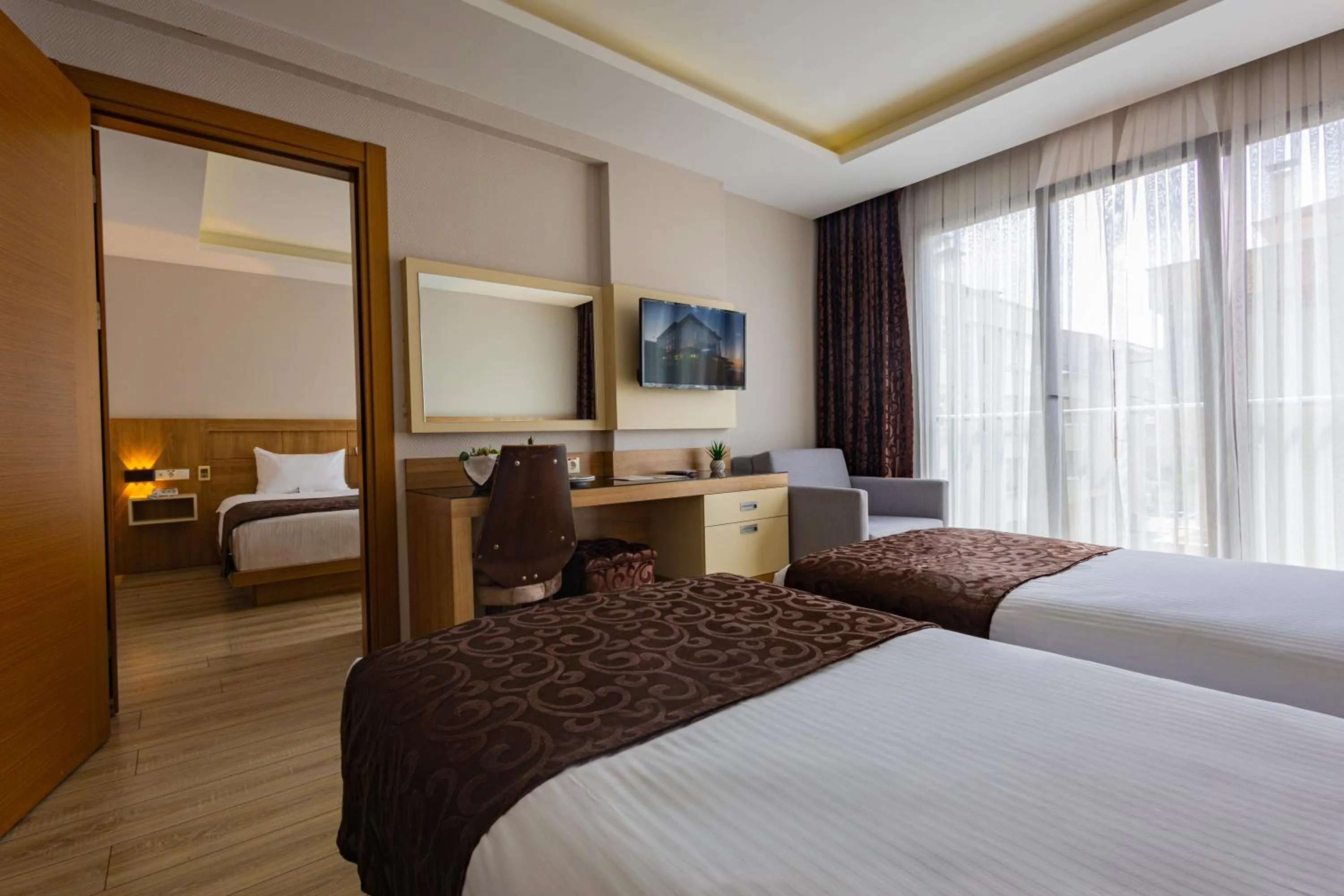 Bed in Anemon Kent Trabzon Otel