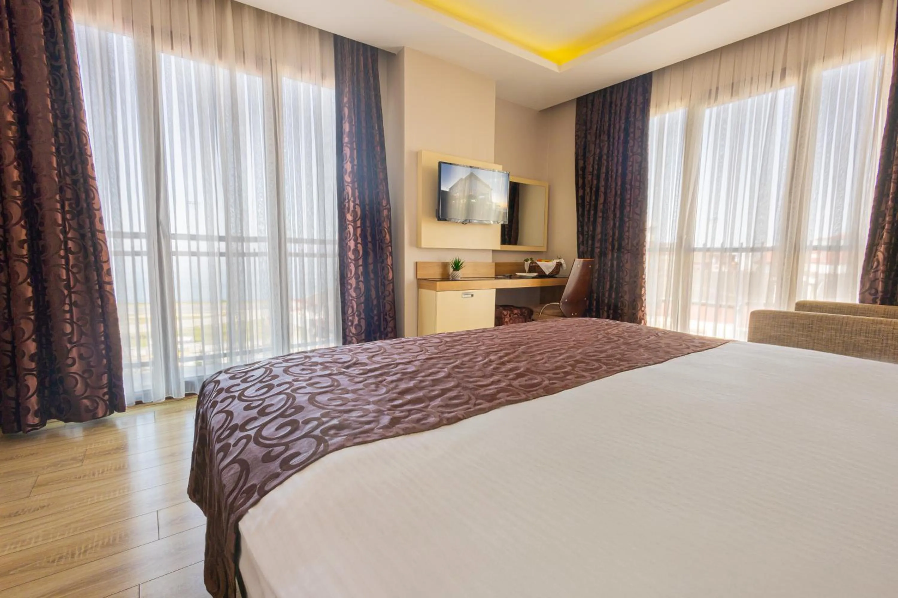 Bed in Anemon Kent Trabzon Otel