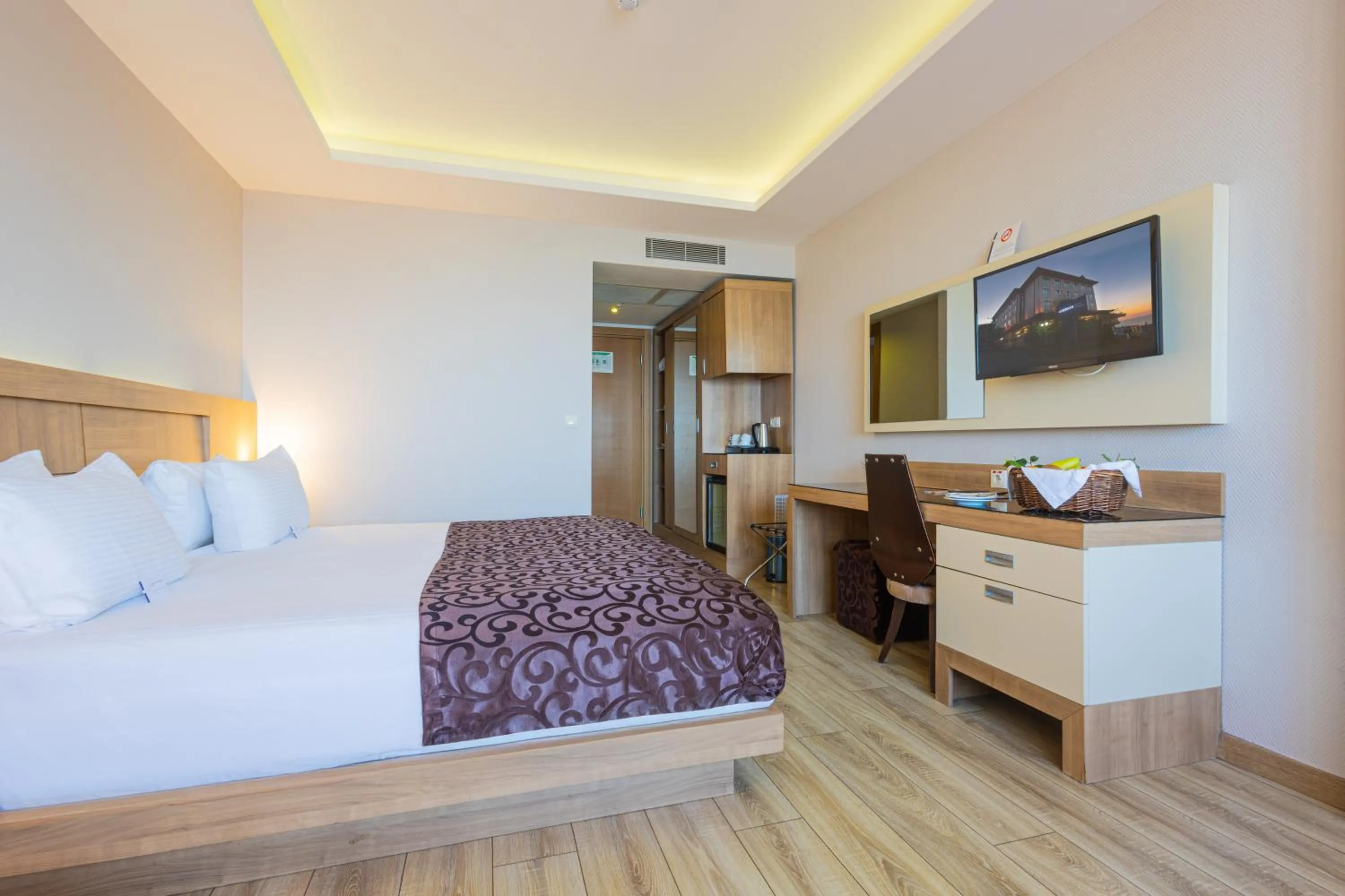 Bed in Anemon Kent Trabzon Otel