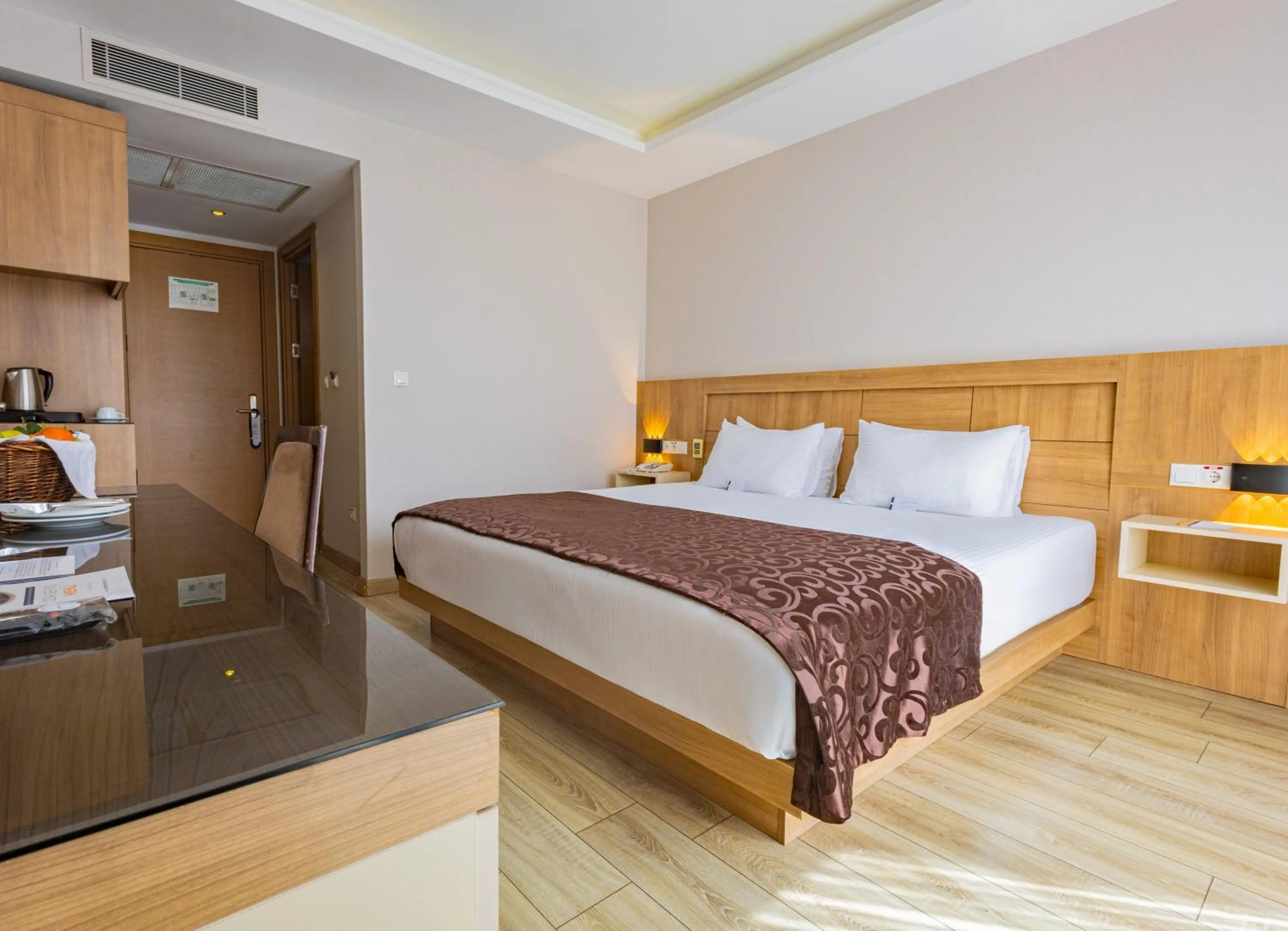 Bed in Anemon Kent Trabzon Otel