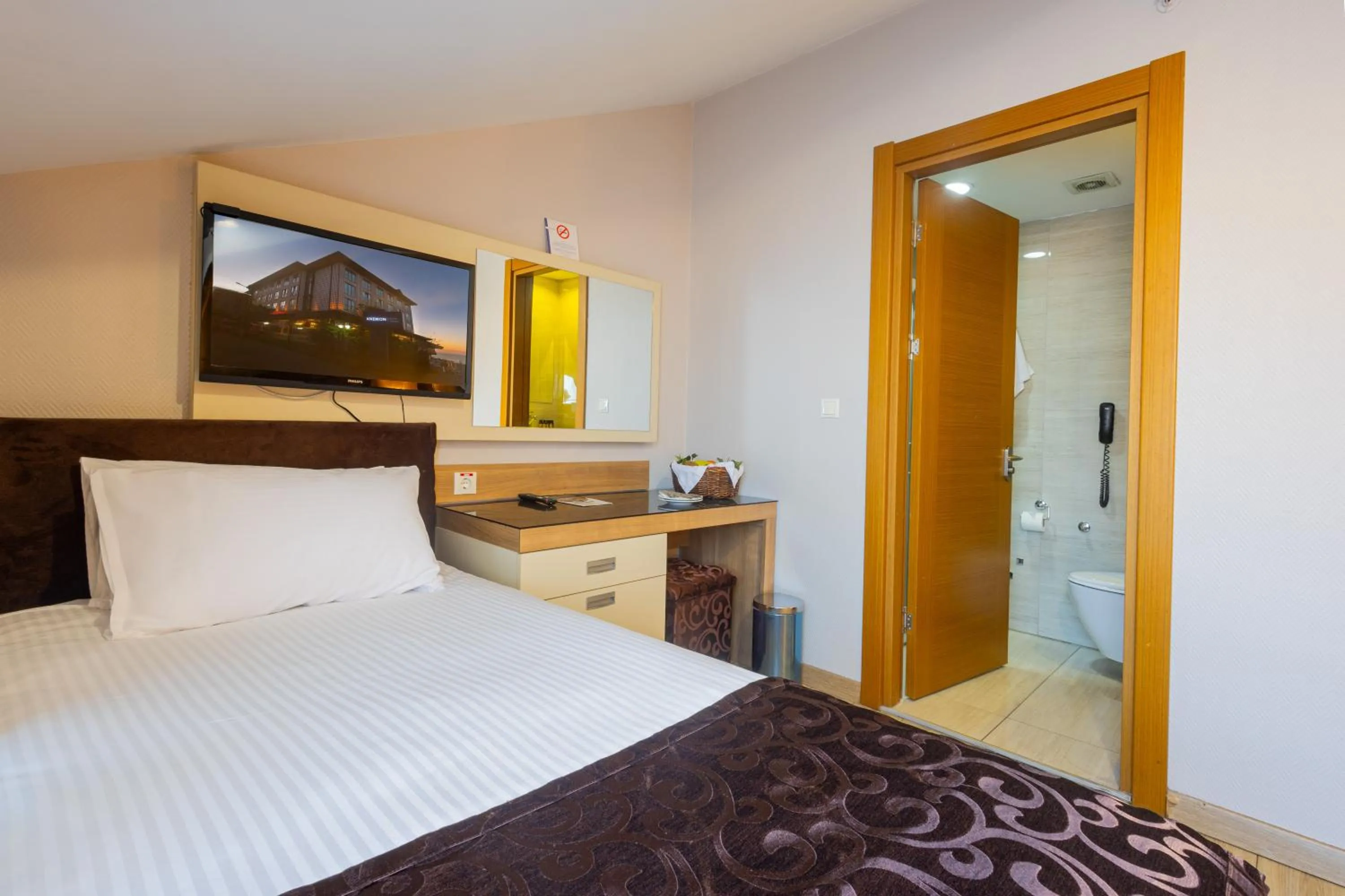 Bed in Anemon Kent Trabzon Otel