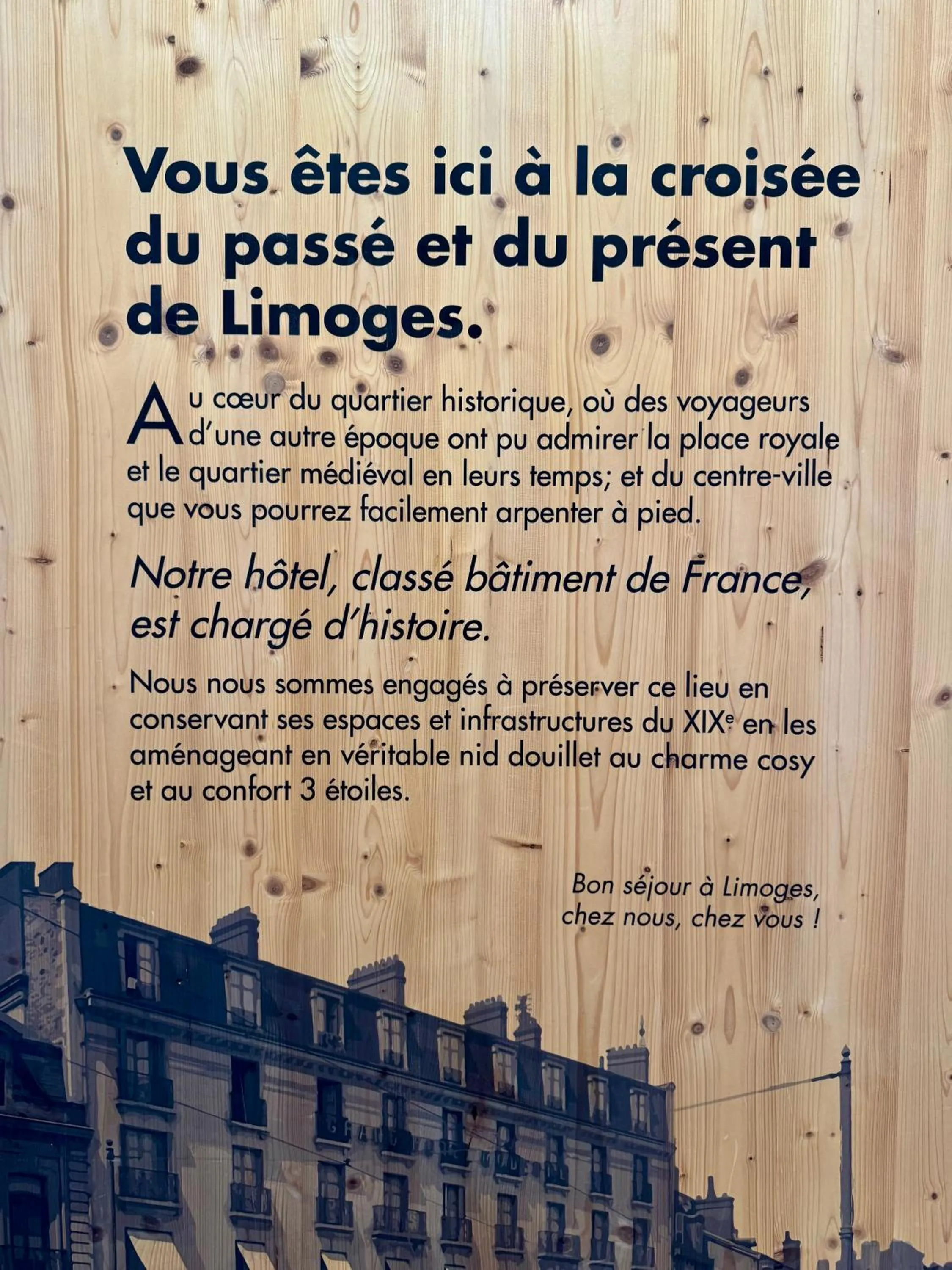 Property building in ibis Limoges Centre