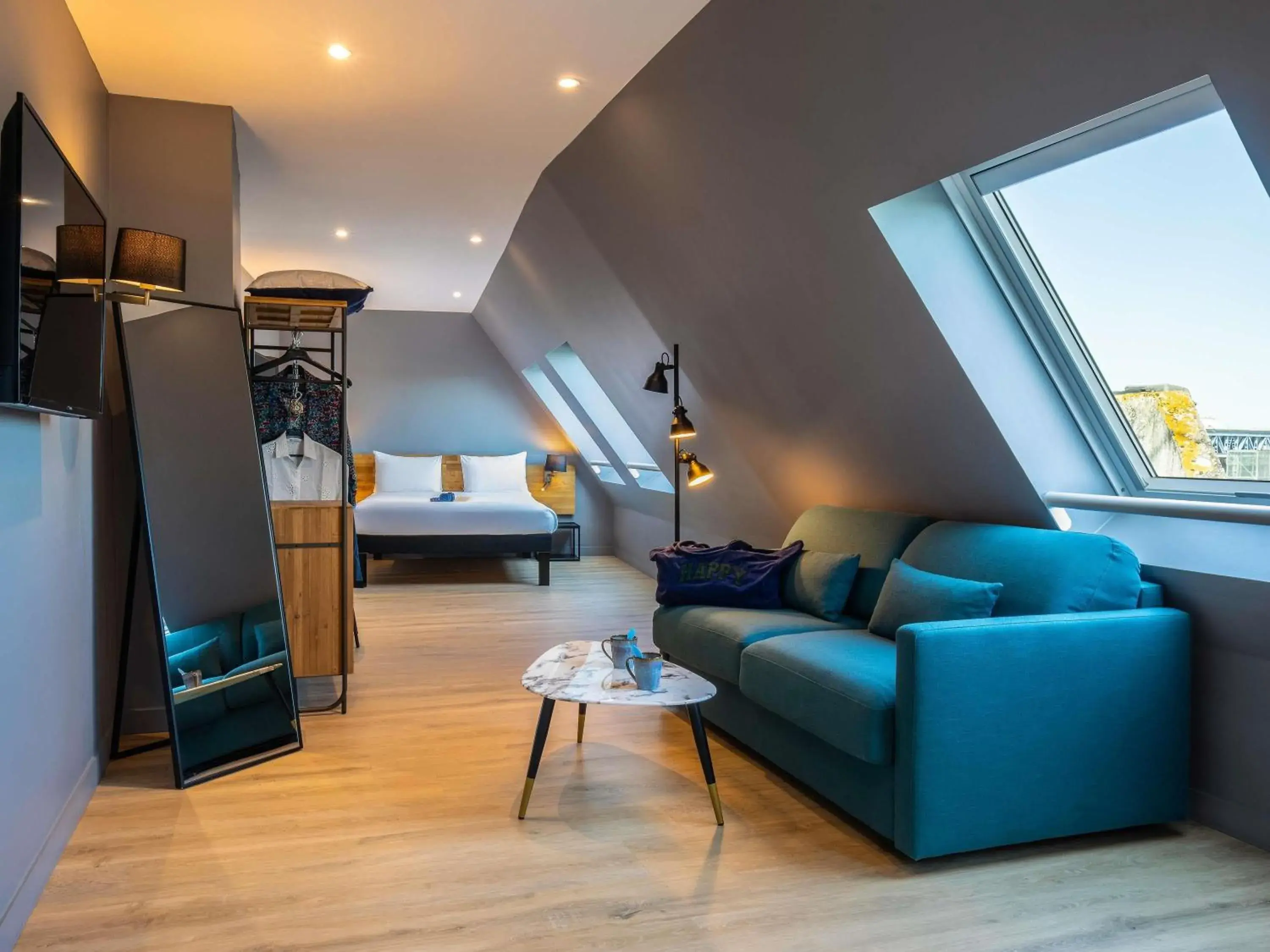 Bedroom, Bed in ibis Paris La Villette Cité des Sciences 19ème Bedroom, Bed in ibis Paris La Villette Cité des Sciences 19ème