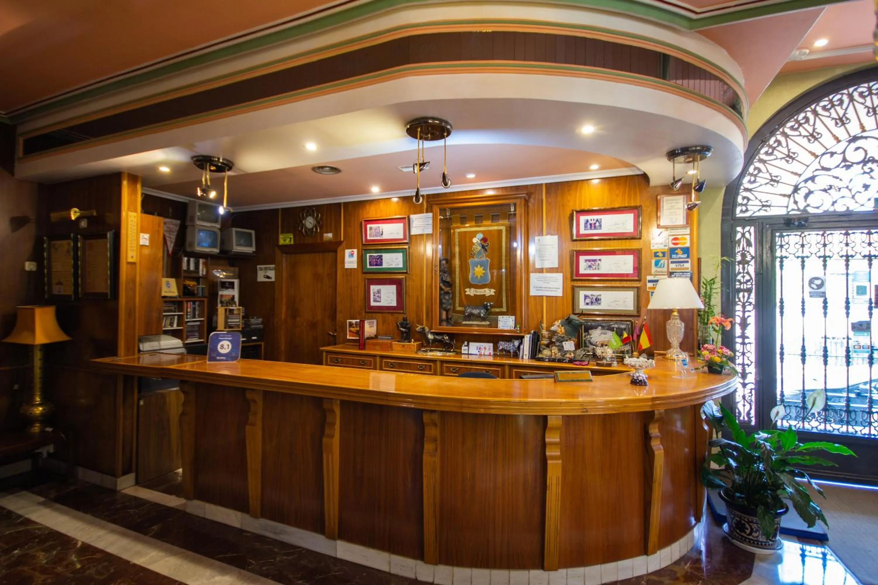Lobby or reception in Hotel Hidalgo