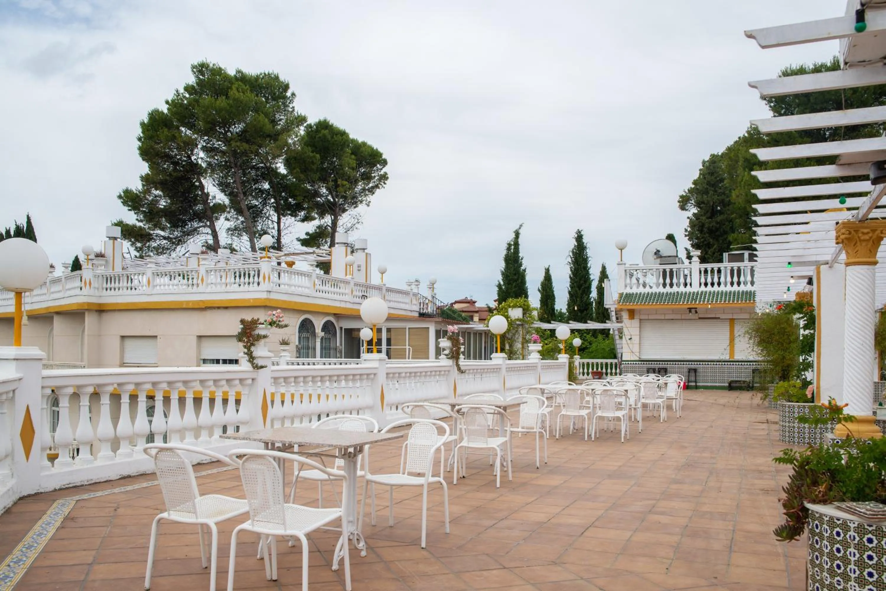Balcony/Terrace in Hotel Hidalgo